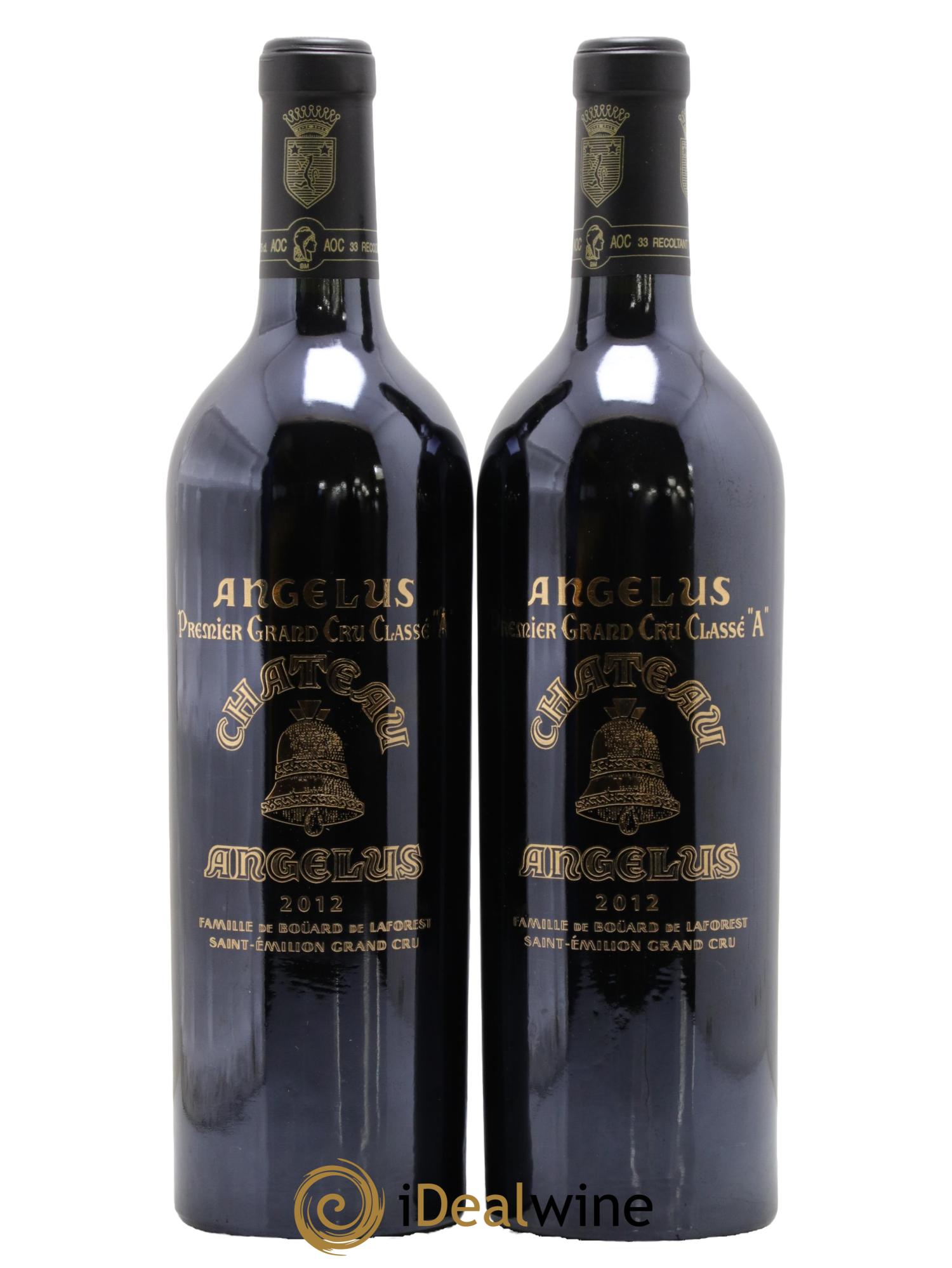Château Angélus 1er Grand Cru Classé A 2012 - Lot of 2 bottles - 0