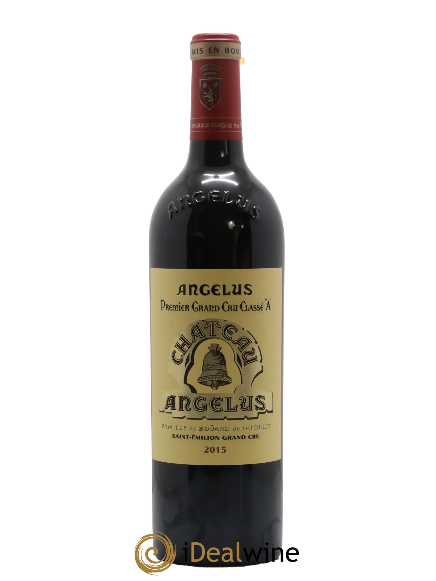 Château Angélus 1er Grand Cru Classé A 2015 - Lot de 1 bouteille - 0