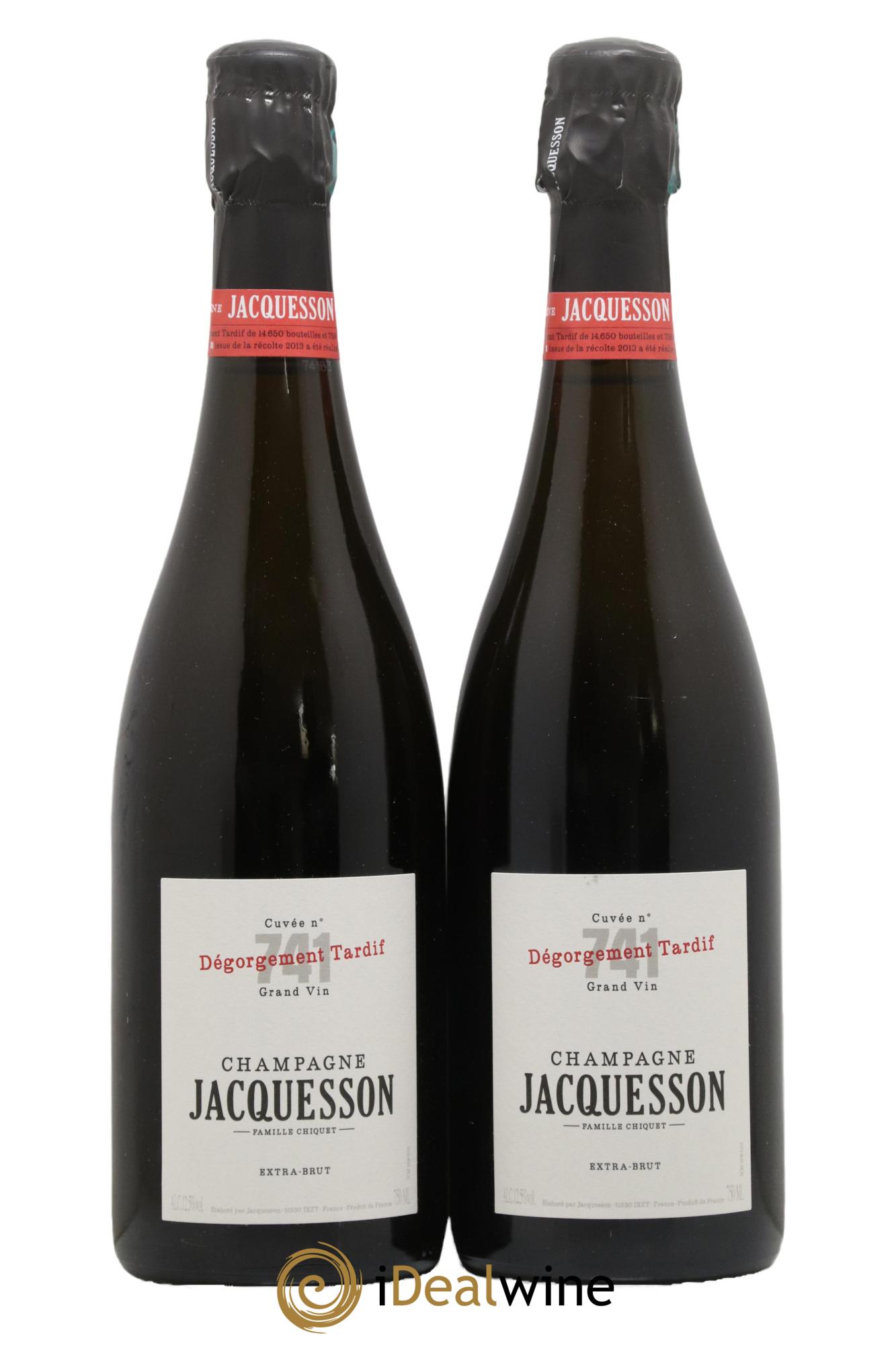 Cuvée 741 Dégorgement Tardif Extra-Brut Jacquesson - Lot de 2 bouteilles - 0