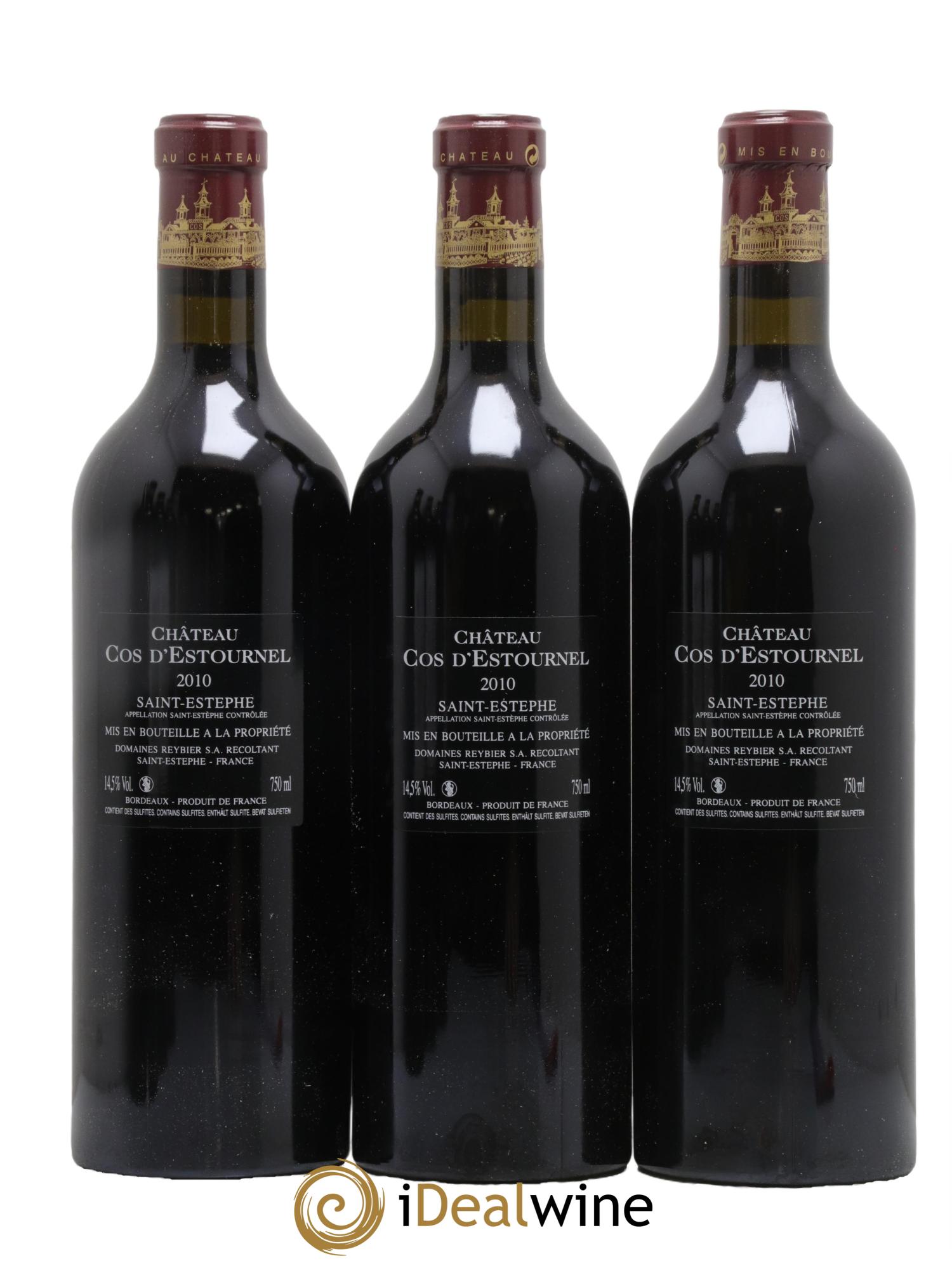 Cos d'Estournel 2ème Grand Cru Classé 2010 - Lot de 6 bouteilles - 2