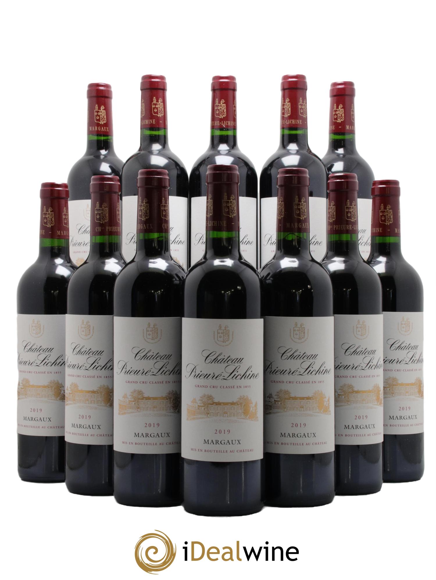 Château Prieuré Lichine 4ème Grand Cru Classé 2019 - Lot de 12 bouteilles - 0