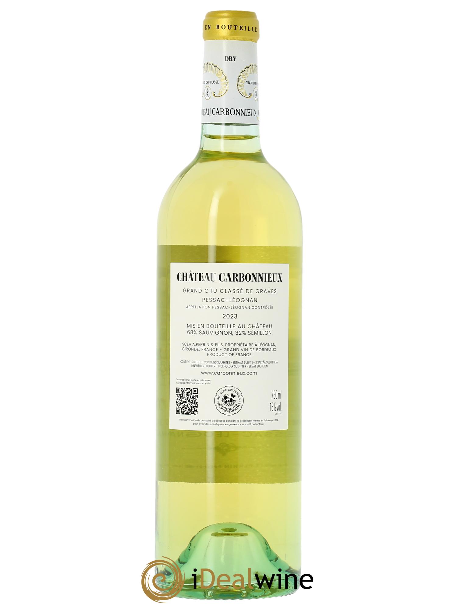 Château Carbonnieux Cru Classé de Graves (Original-holzkiste ab 6 Fl.) 2023 - Posten von 1 Flasche - 1