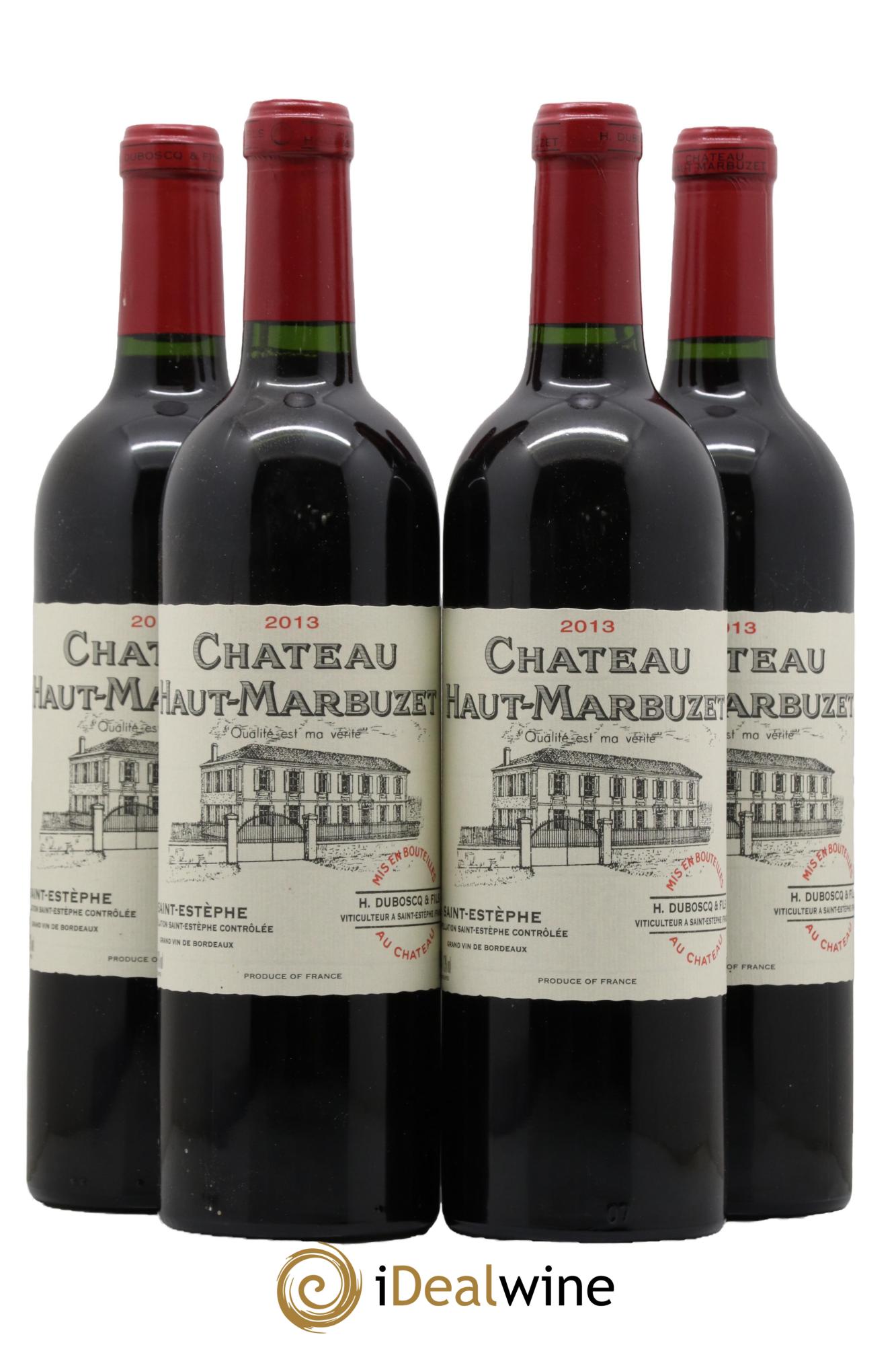 Château Haut Marbuzet 2013 - Lot de 4 bouteilles - 0