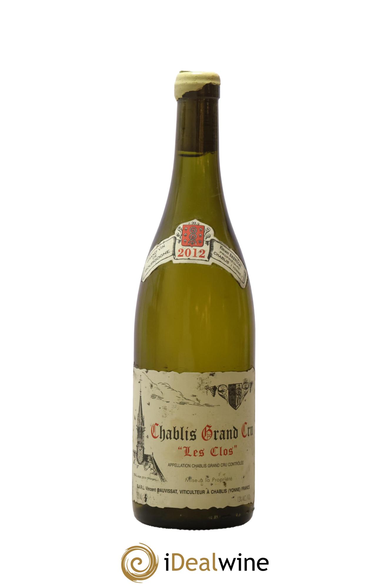 Chablis Grand Cru Les Clos Vincent Dauvissat (Domaine) 2012 - Posten von 1 Flasche - 0