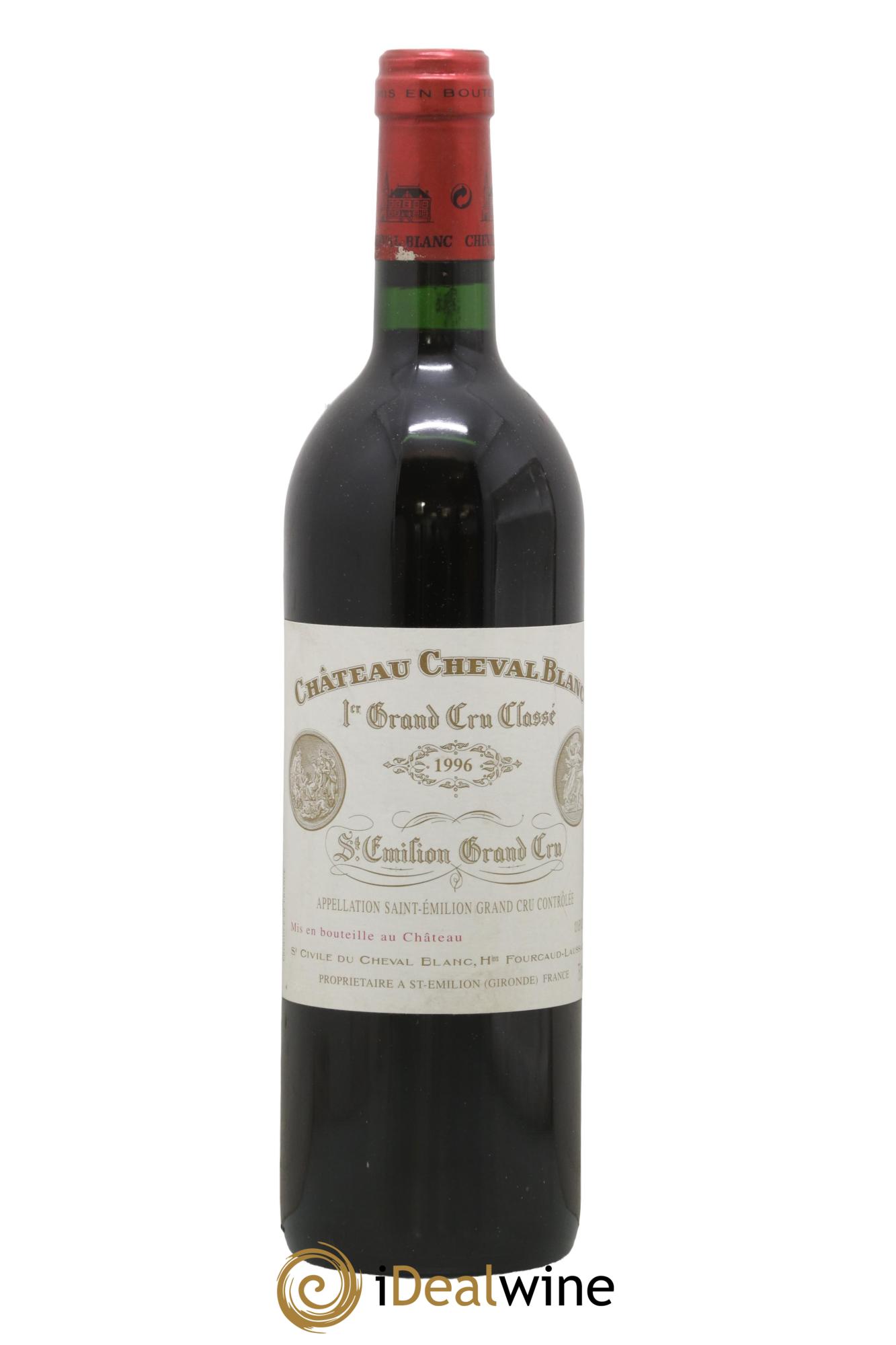 Château Cheval Blanc 1er Grand Cru Classé A 1996 - Lot de 1 bouteille - 0
