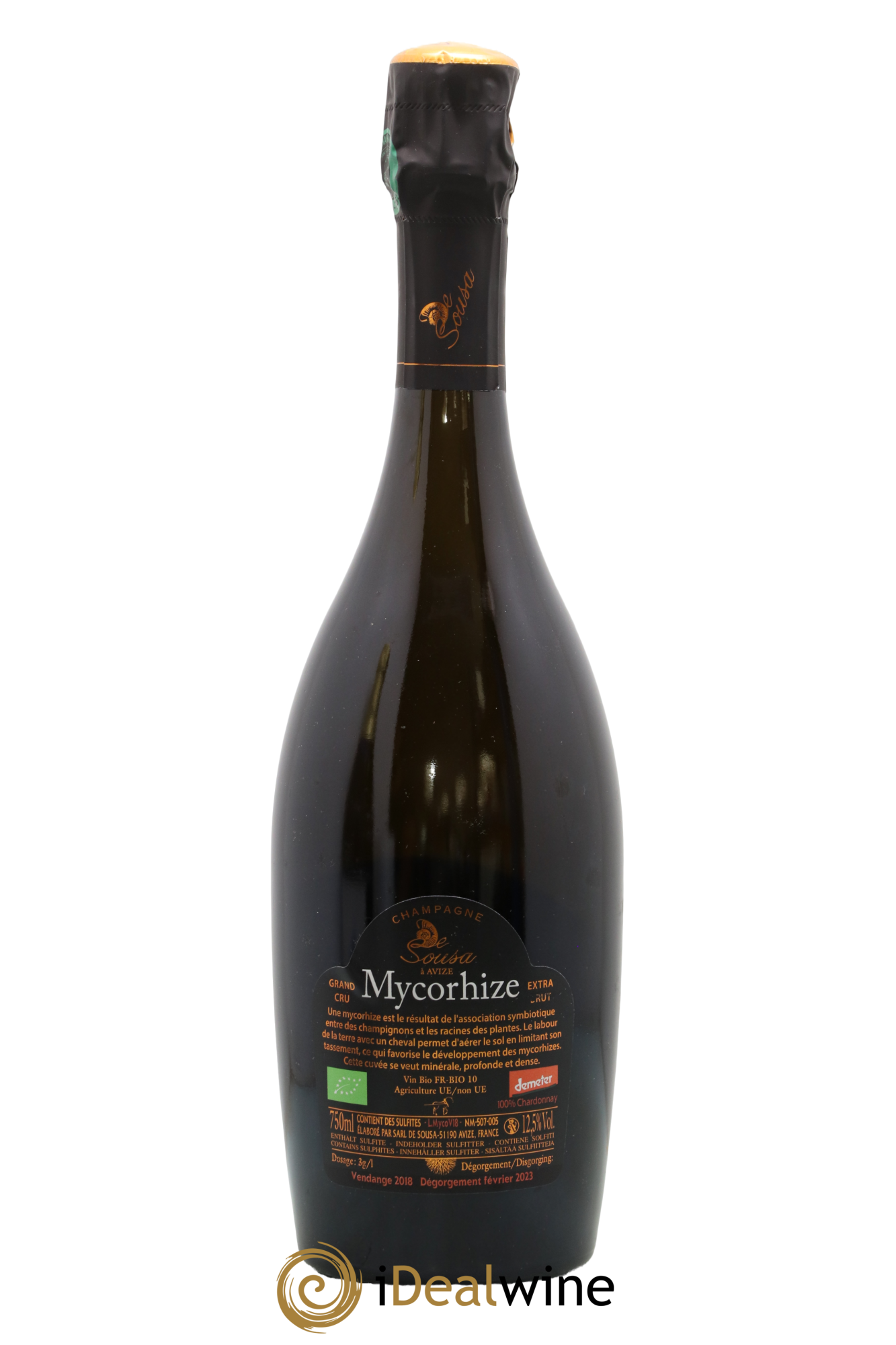 Grand Cru Extra-Brut Mycorhize De Sousa - Lot de 1 bouteille - 1