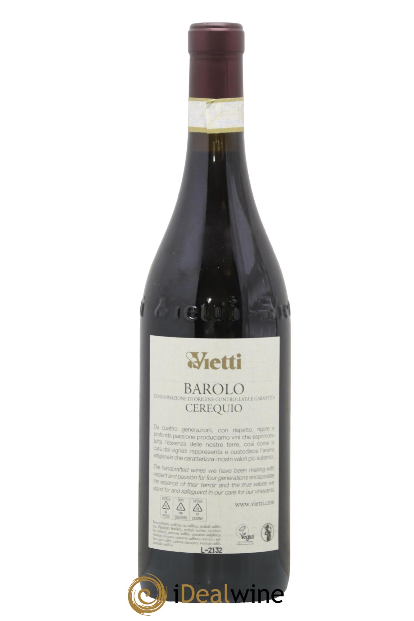 Barolo DOCG Cerequio Vietti 2018 - Posten von 1 Flasche - 1