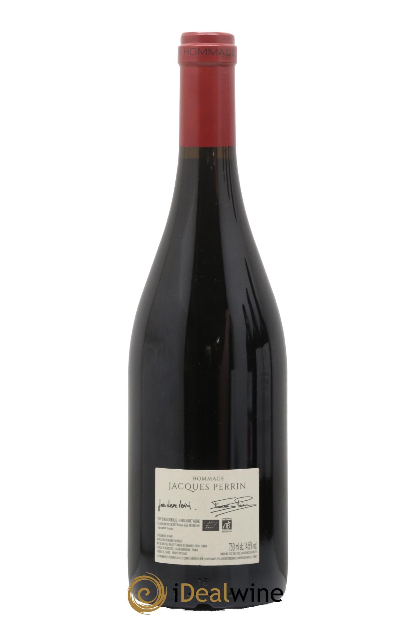 Châteauneuf-du-Pape Château de Beaucastel Hommage à Jacques Perrin Famille Perrin 2019 - Lot de 1 bouteille - 1
