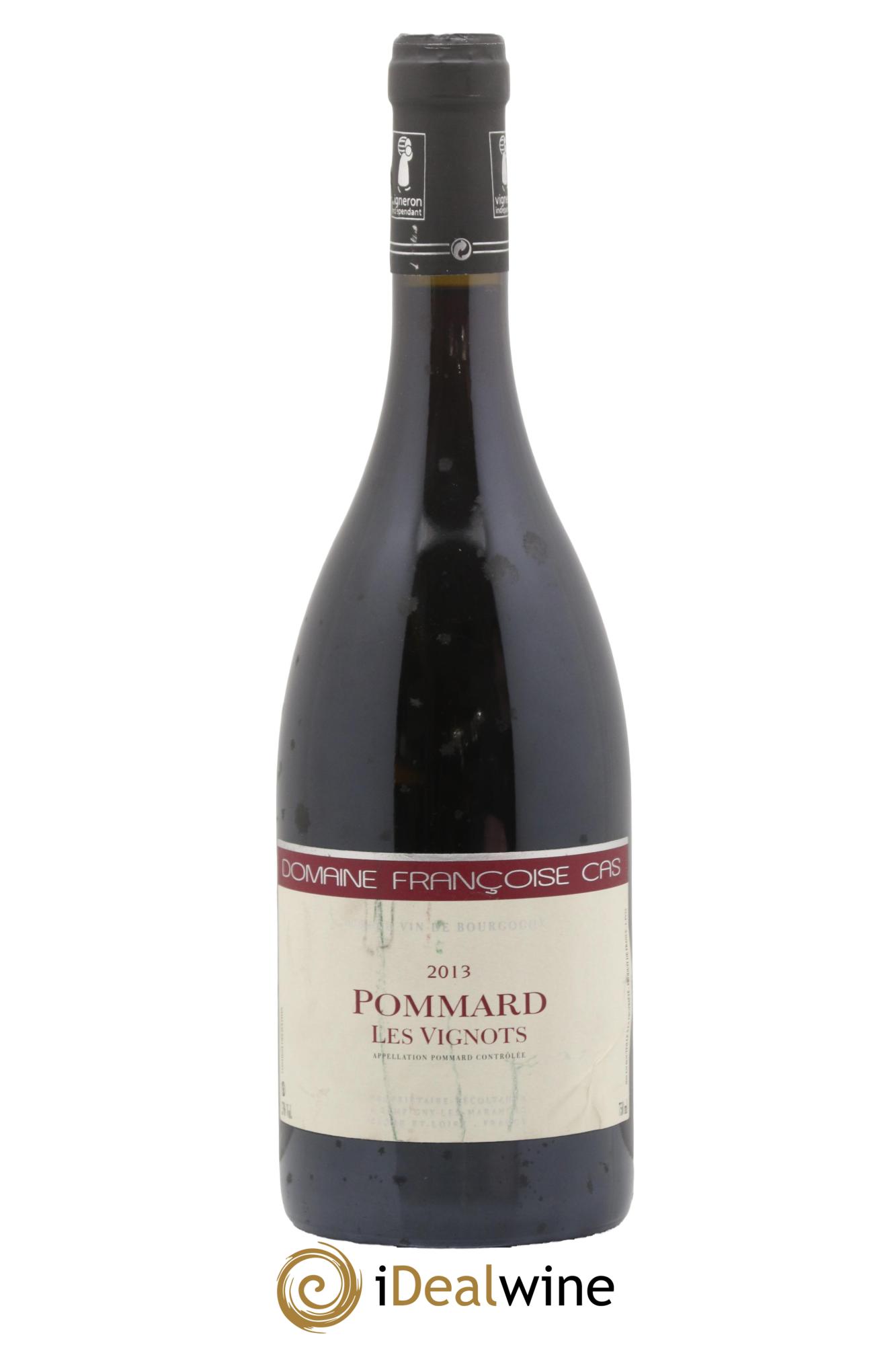 Pommard Les Vignots Françoise Cas 2013 - Lot de 1 bouteille - 0