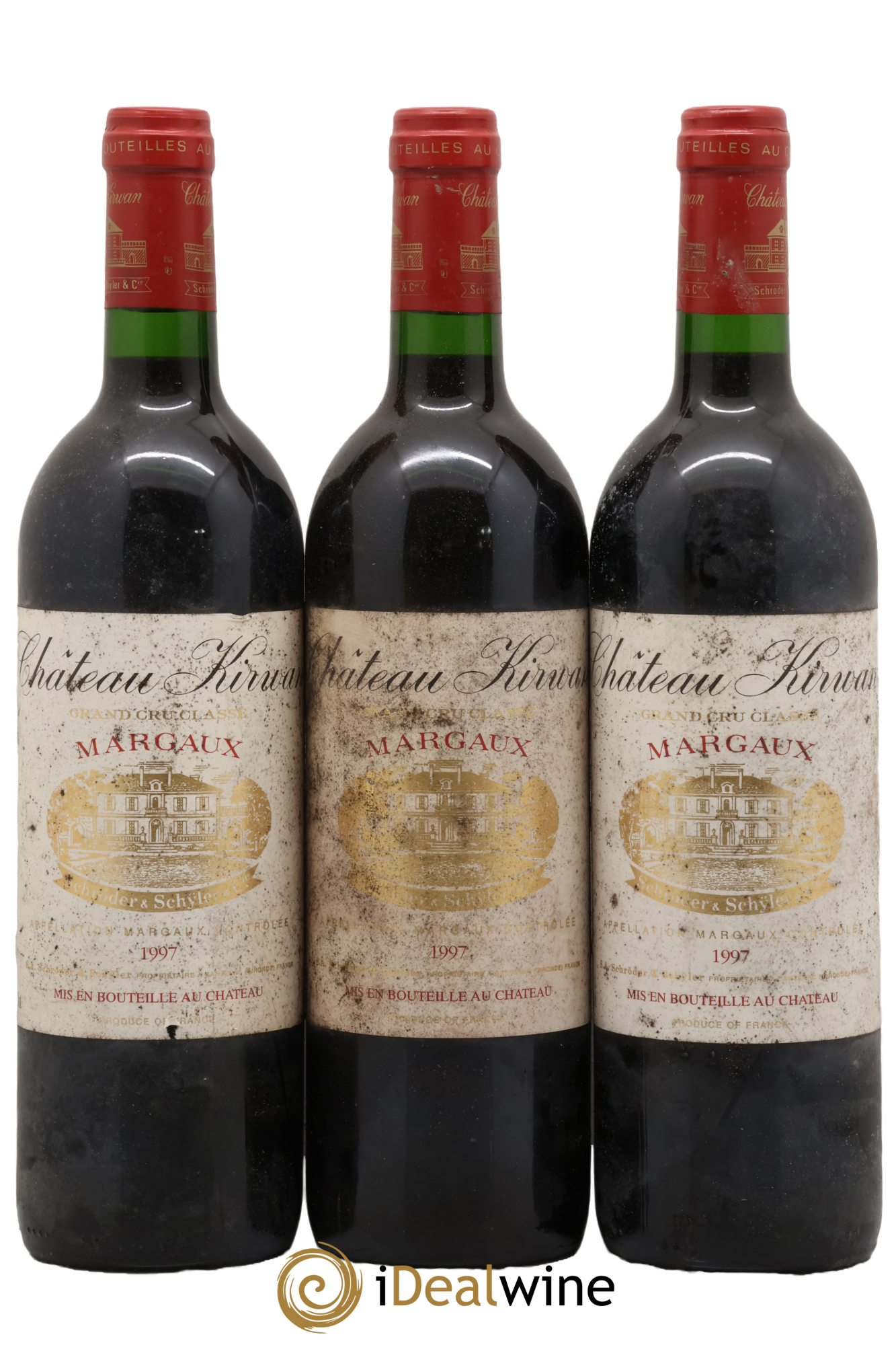 Château Kirwan 3ème Grand Cru Classé 1997 - Posten von 3 Flaschen - 0