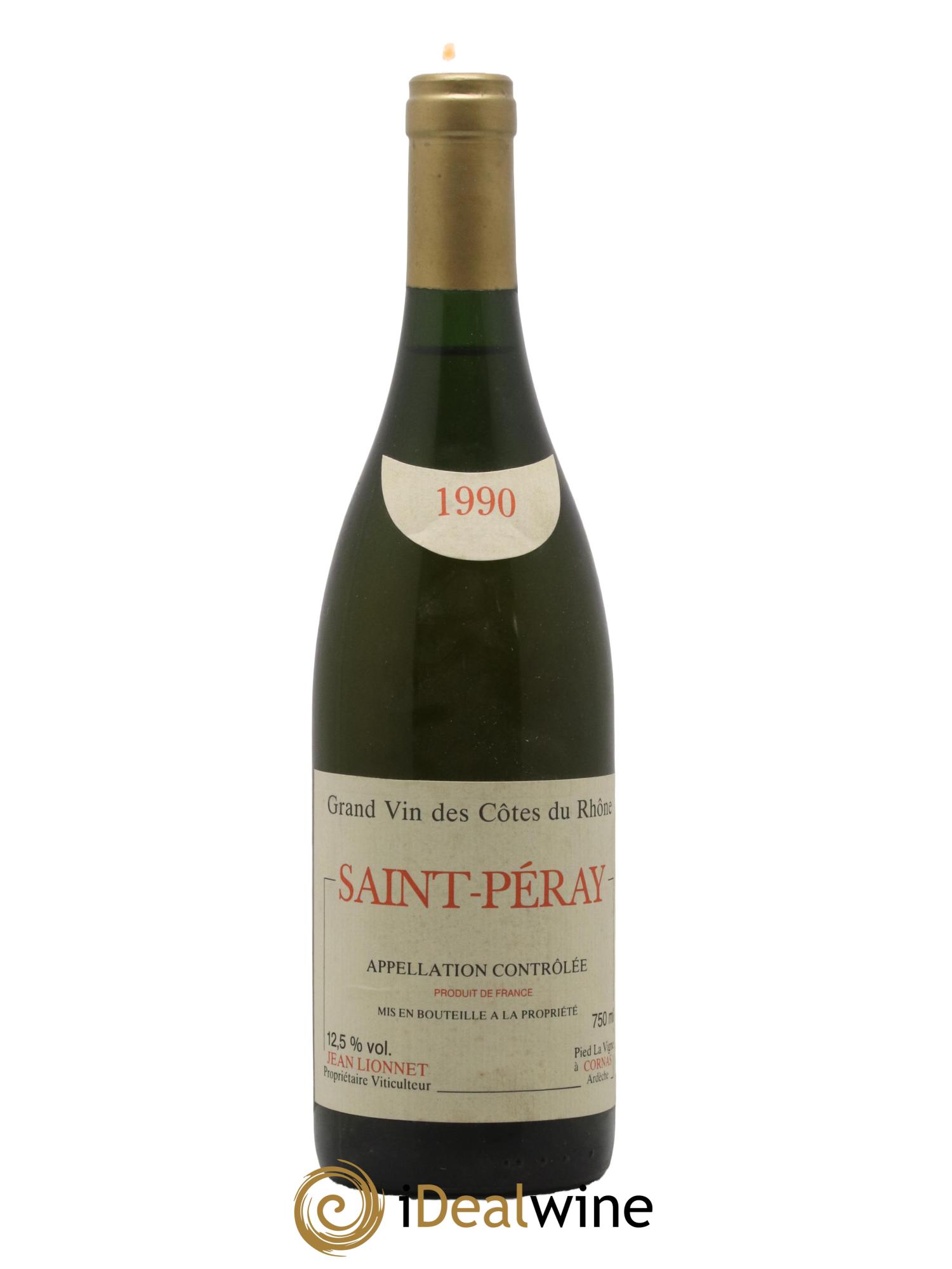 Saint-Péray Domaine Jean Lionnet 1990 - Lot de 1 bouteille - 0