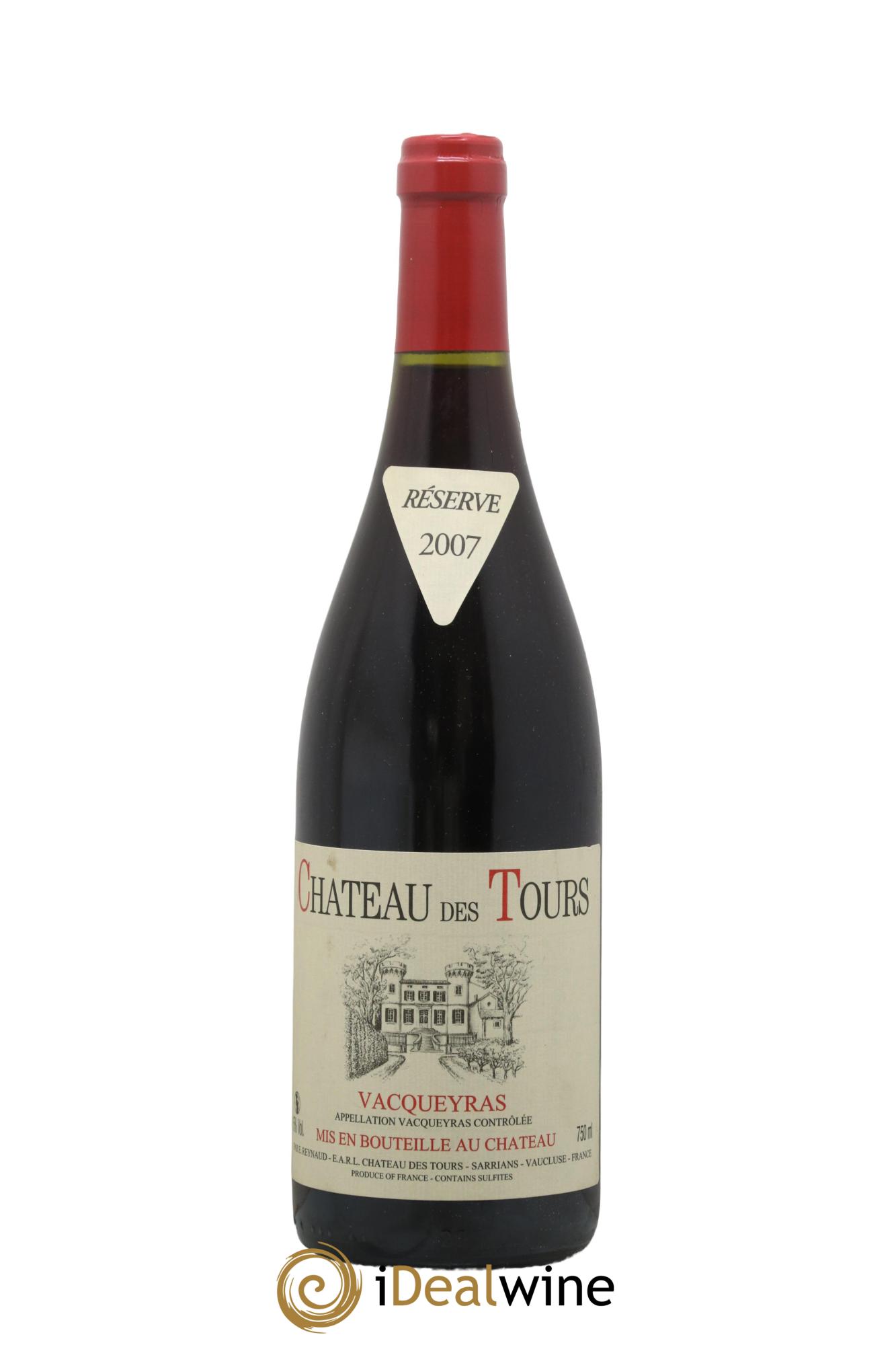 Vacqueyras Château des Tours Emmanuel Reynaud 2007 - Lotto di 1 bottiglia - 0