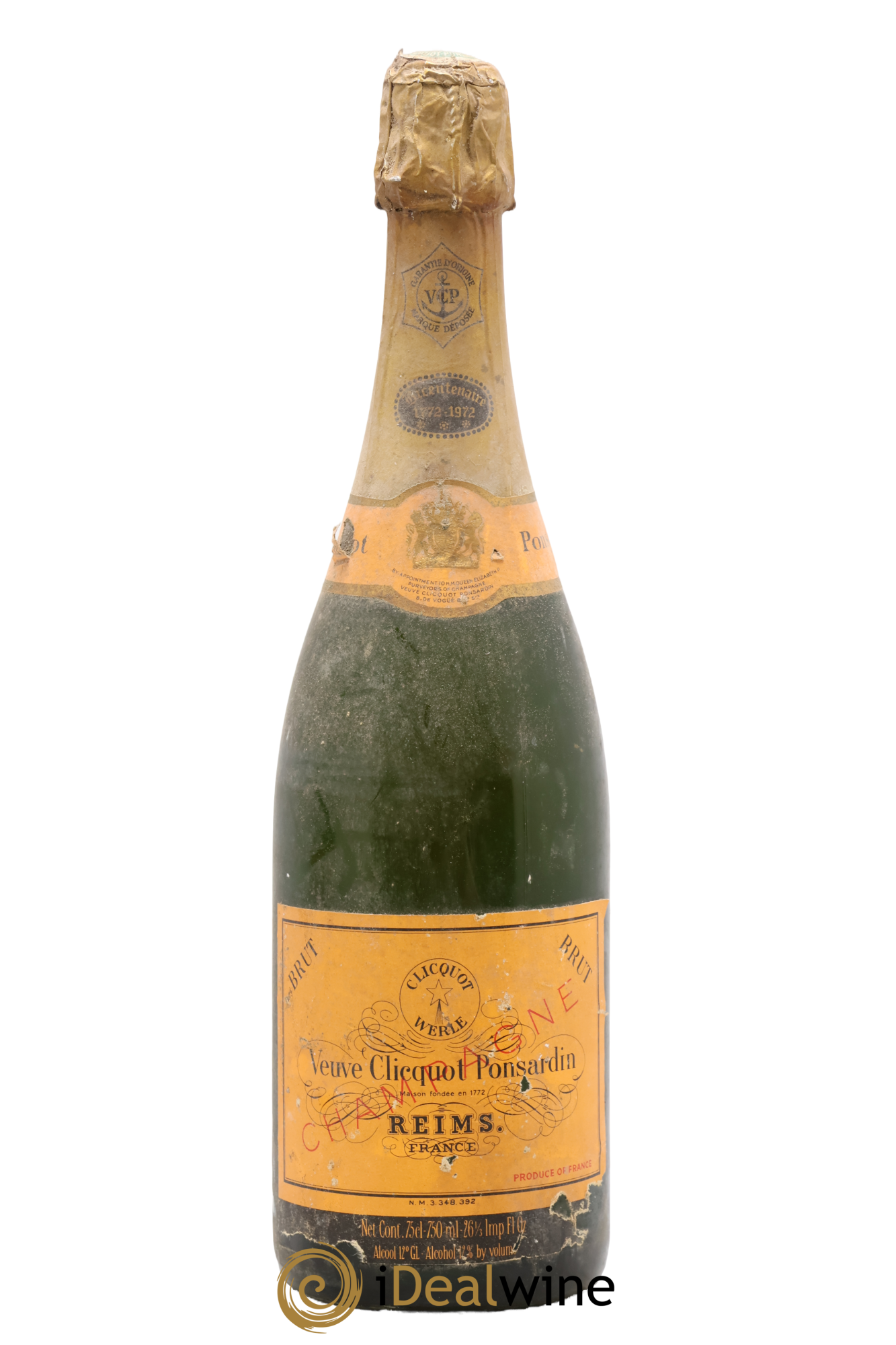Bicentenaire 1772-1972 Veuve Clicquot - Lot de 1 bouteille - 0