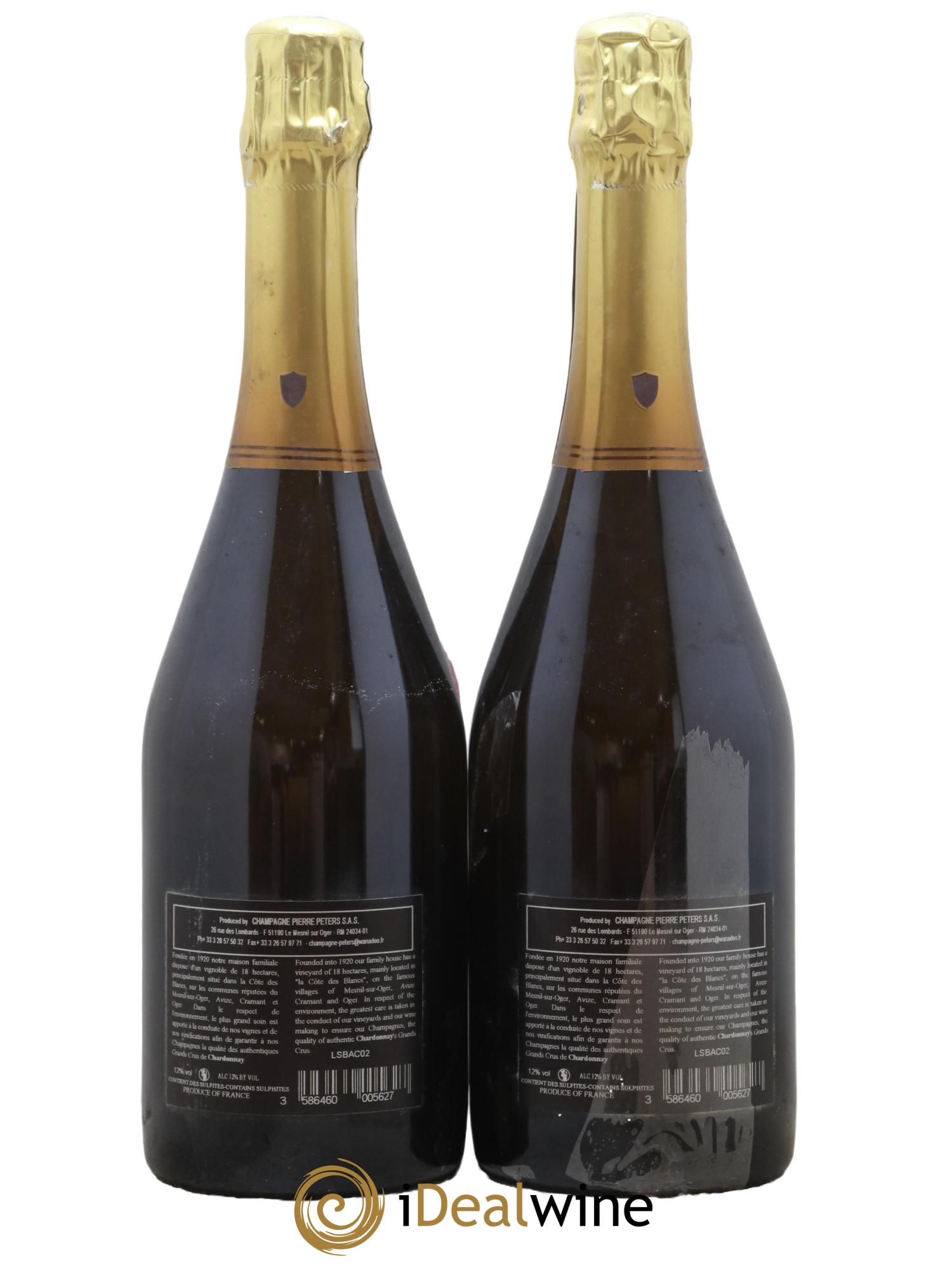 Cuvée Spéciale les Chétillons Blanc de Blancs Brut Pierre Péters 2002 - Lotto di 2 bottiglie - 1