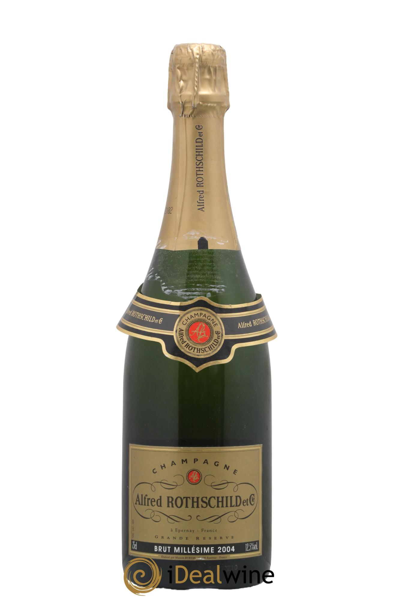 Champagne Brut Millesimé Alfred Rothschild 2004 - Lot de 1 bouteille - 0
