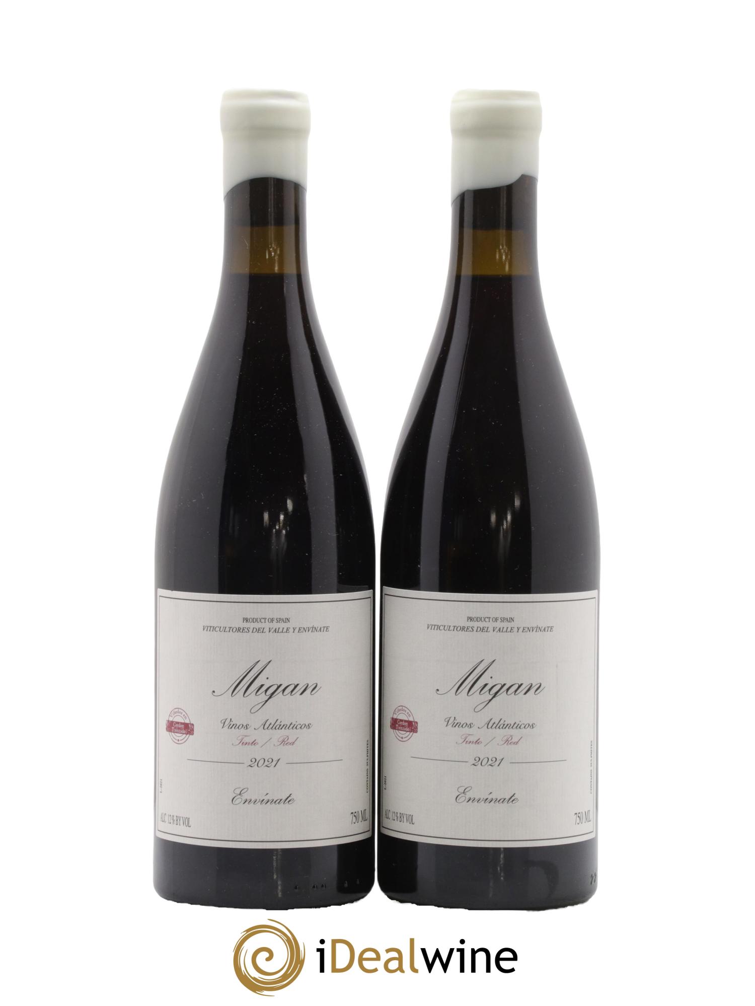 Espagne Tenerife Migan Envinate 2021 - Lot de 2 bouteilles - 0