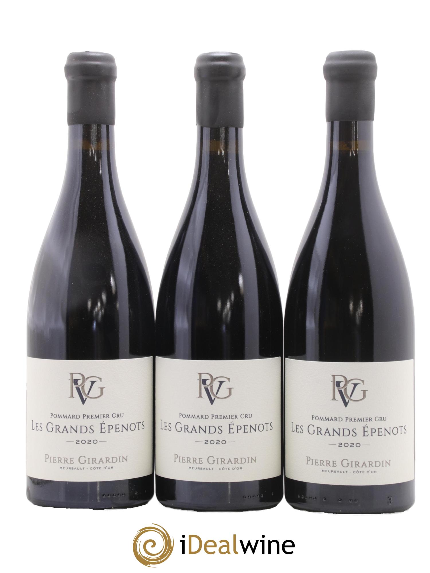 Pommard 1er Cru Les Grands Epenots Pierre Girardin 2020 - Lot de 3 bouteilles - 0