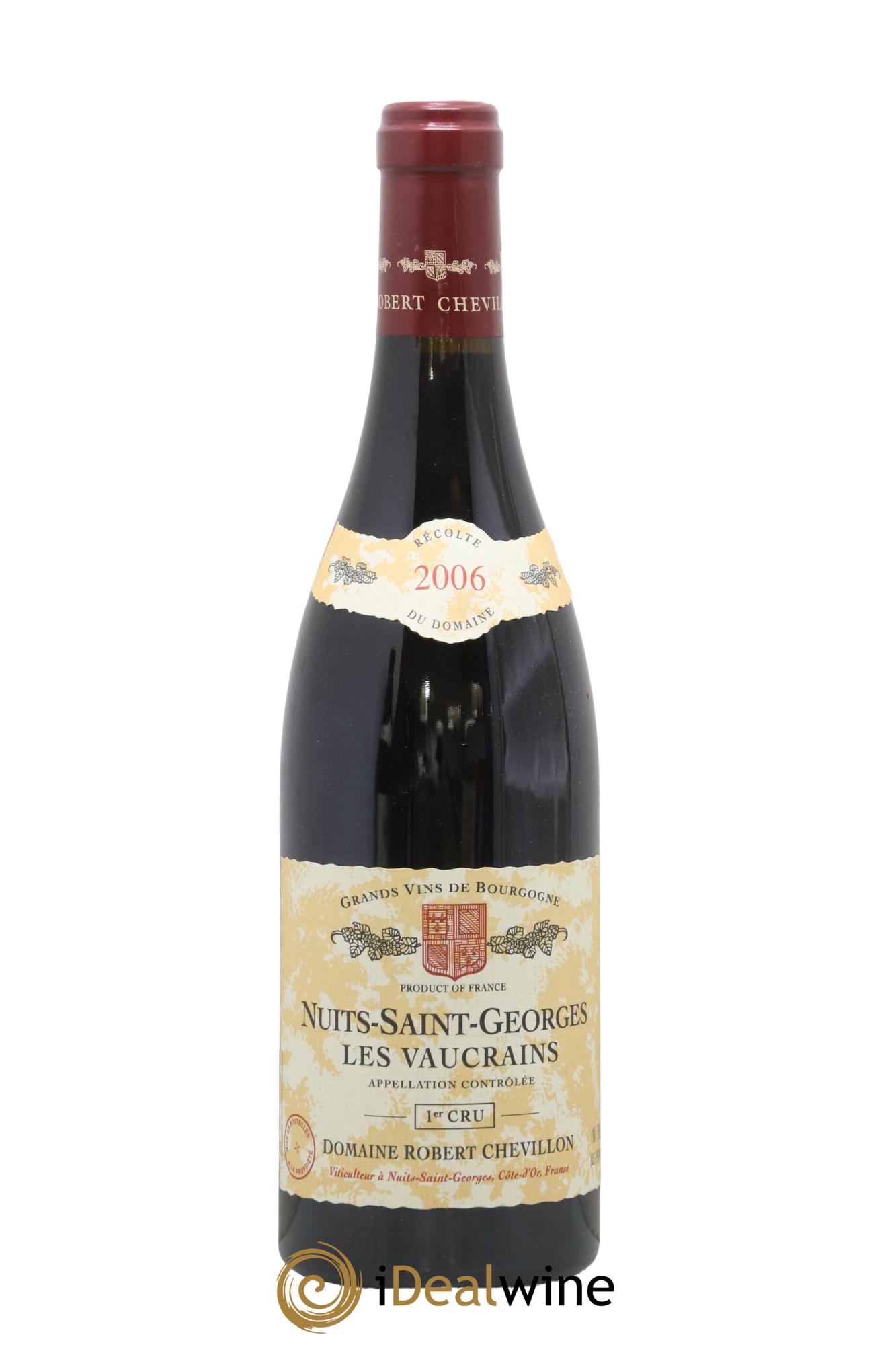 Nuits-Saint-Georges 1er Cru Les Vaucrains Robert Chevillon 2006 - Lot de 1 bouteille - 0
