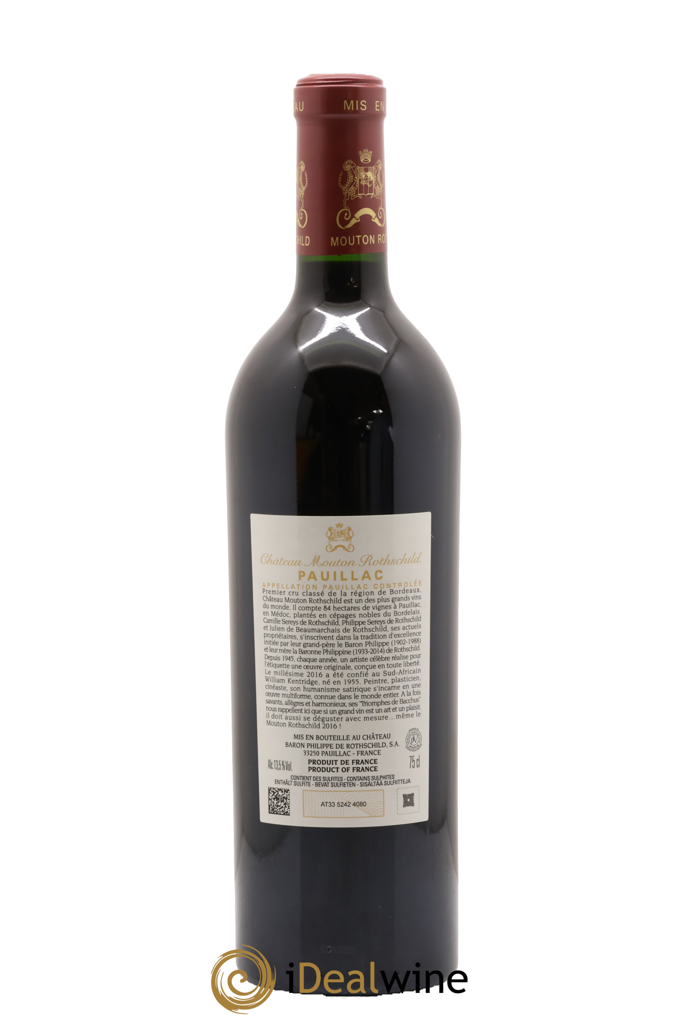 Château Mouton Rothschild 1er Grand Cru Classé 2016 - Lotto di 1 bottiglia - 1