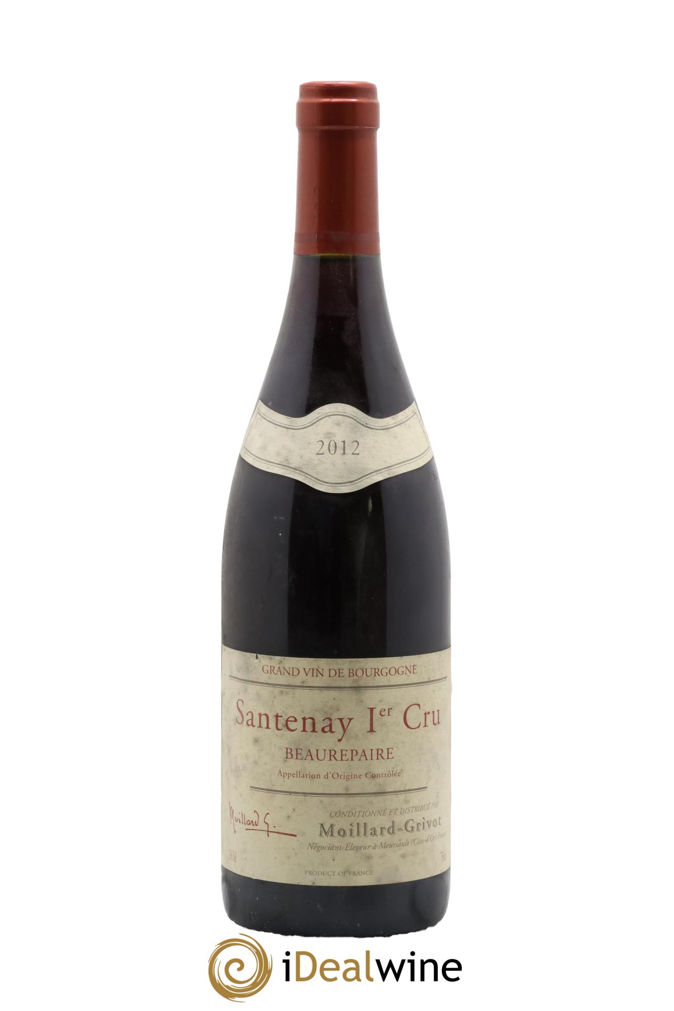 Santenay 1er Cru Beaurepaire Moillard Grivot 2012 - Lotto di 1 bottiglia - 0
