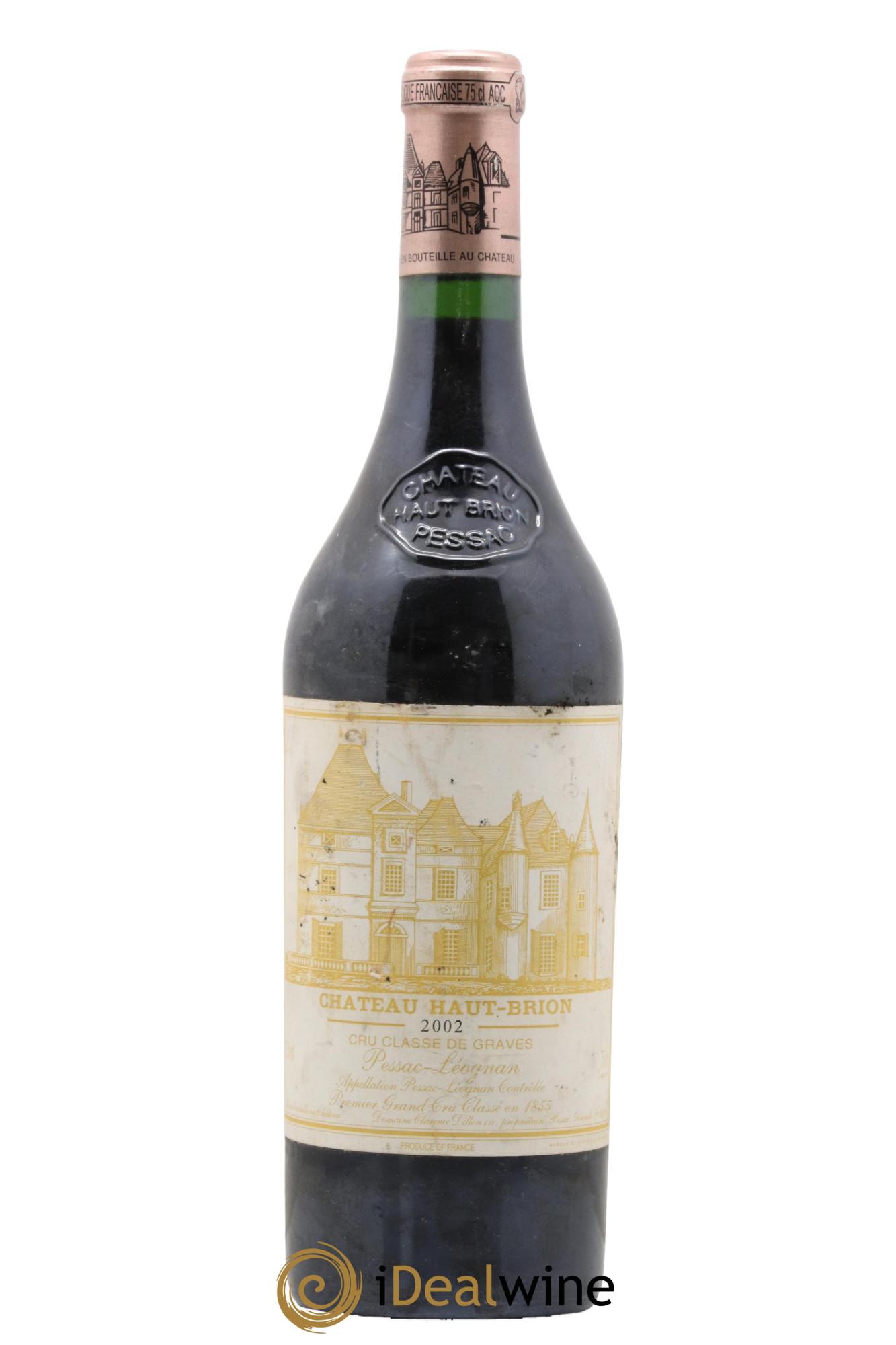 Château Haut Brion 1er Grand Cru Classé 2002 - Lot de 1 bouteille - 0