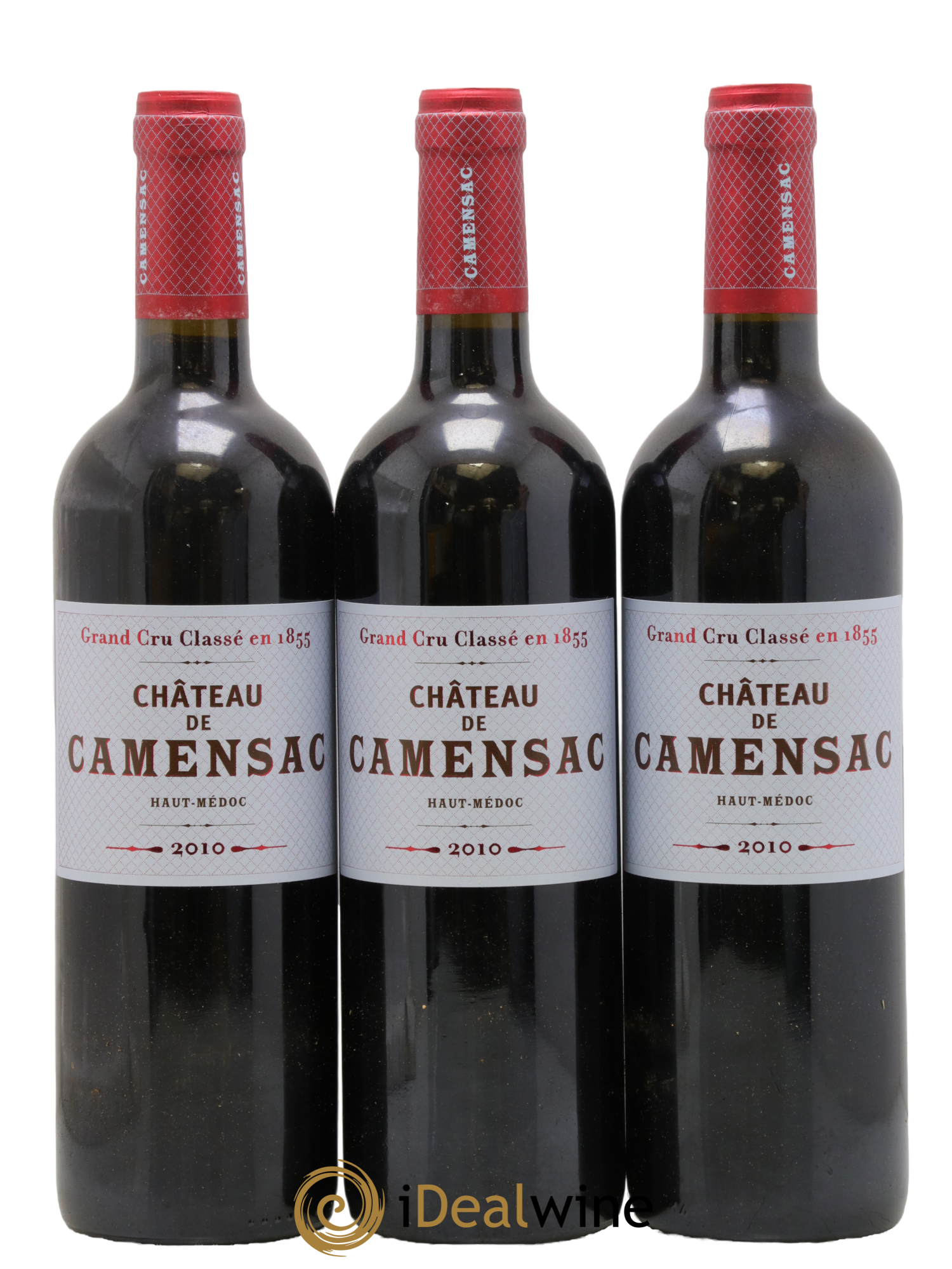 Château Camensac 5ème Grand Cru Classé 2010 - Lot de 3 bouteilles - 0