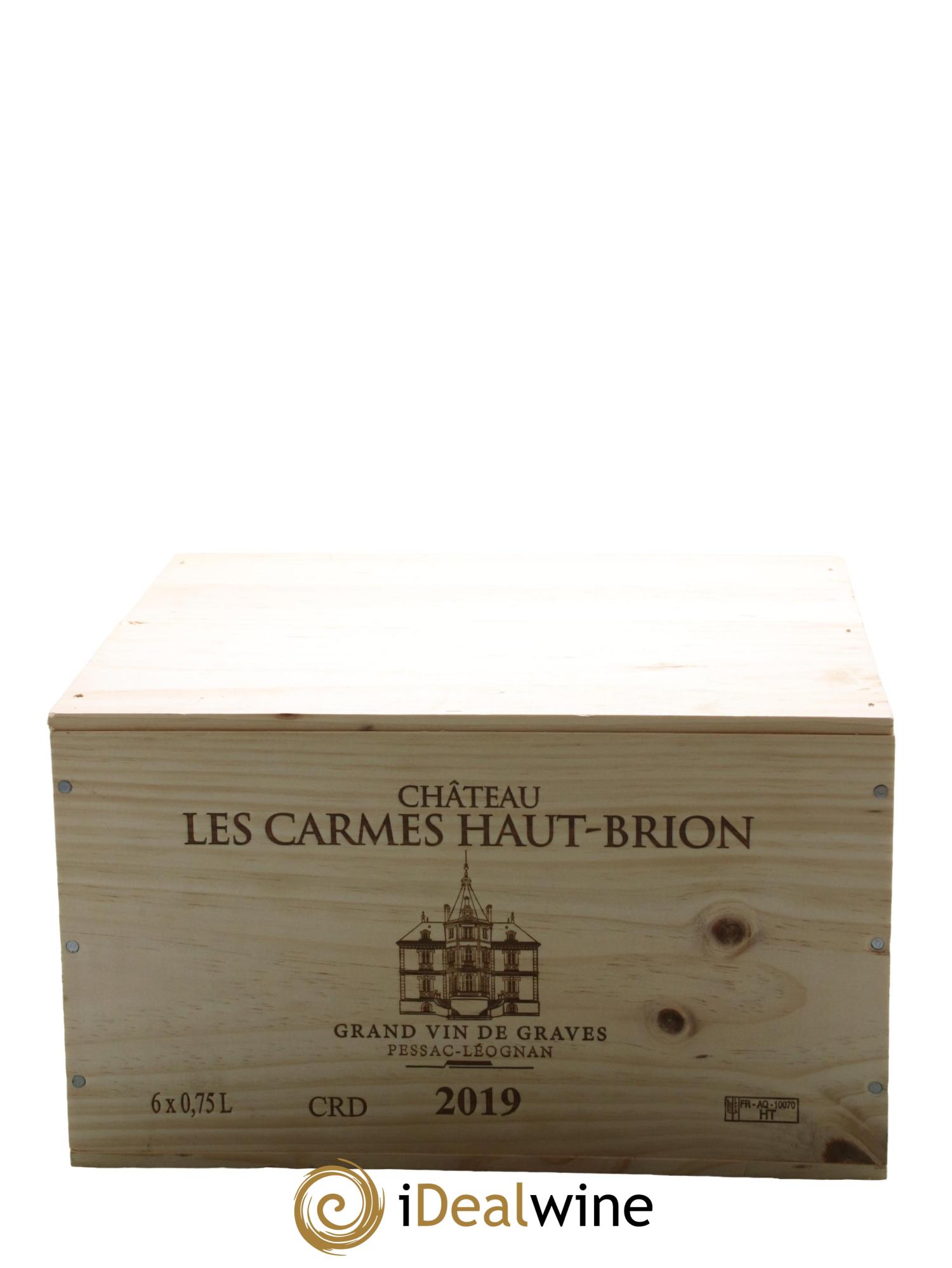 Château Les Carmes Haut-Brion 2019 - Lot de 6 bouteilles - 1