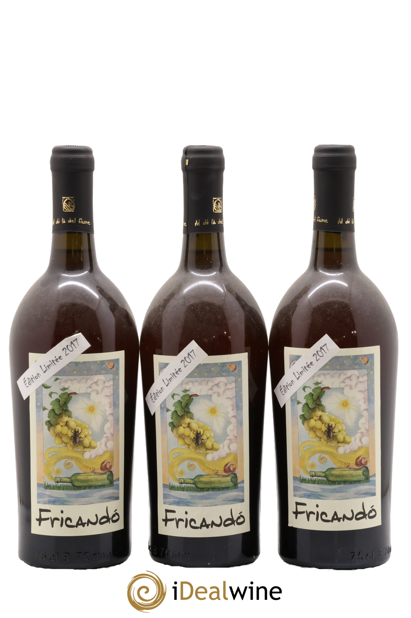 Italie IGT Bianco Emilia Fricandò Azienda Agricola Al di là del fiume 2017 - Lot of 3 bottles - 0