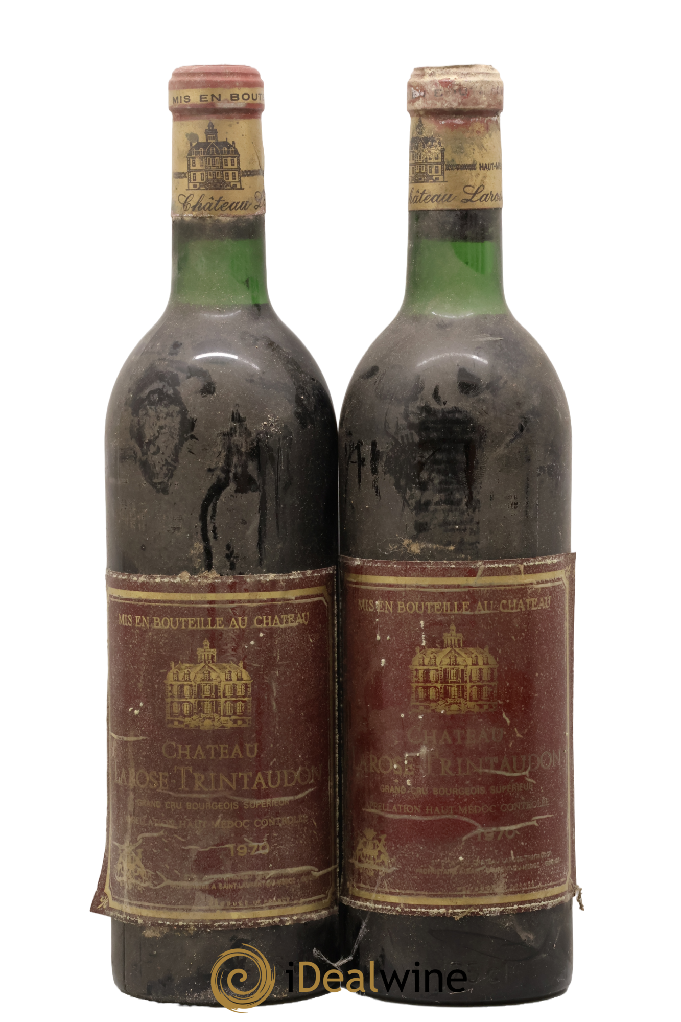 Château Larose Trintaudon Cru Bourgeois 1970 - Lot of 2 bottles - 0