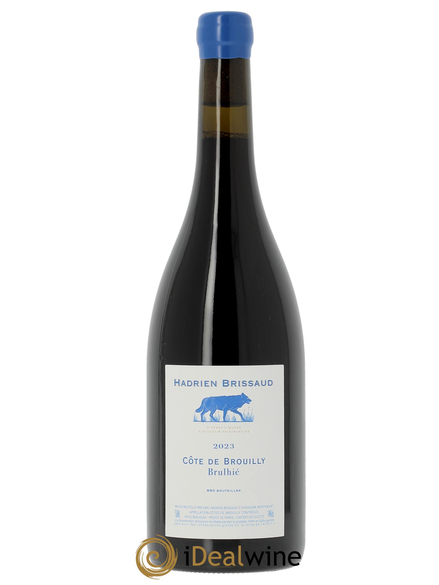 Côte de Brouilly Brulhié Hadrien Brissaud 2023 - Lot de 1 bouteille - 0