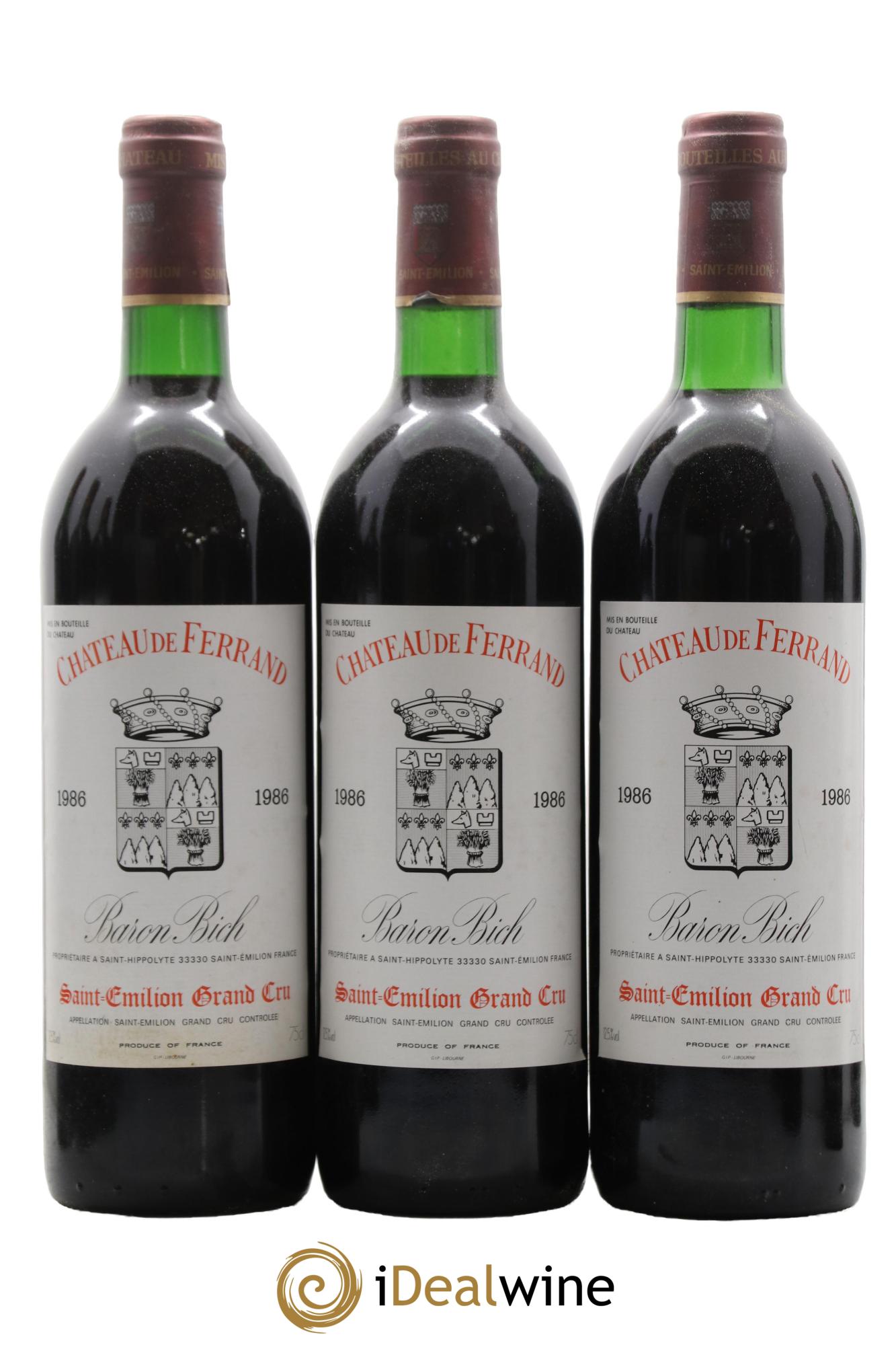 Château Ferrand 1986 - Lot de 12 bouteilles - 2