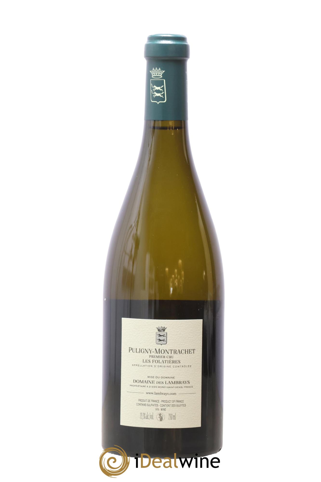 Puligny-Montrachet 1er Cru Les Folatières Domaine des Lambrays 2023 - Lot de 1 bouteille - 1