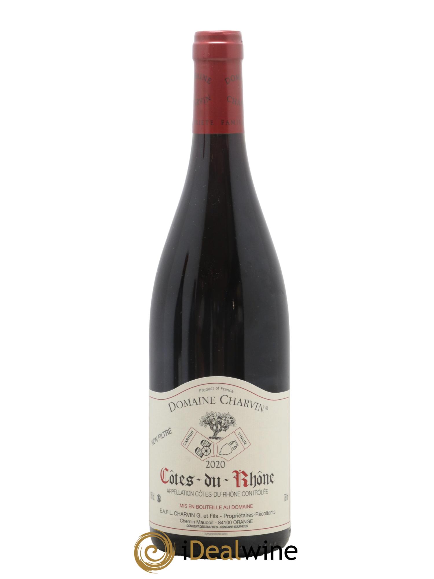 Côtes-du-Rhône Charvin (Domaine) 2020 - Lot de 1 bouteille - 0