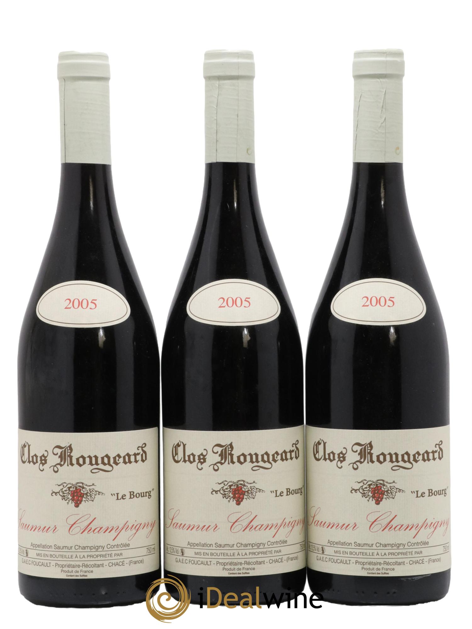 Saumur-Champigny Le Bourg Clos Rougeard 2005 - Lot de 3 bouteilles - 0