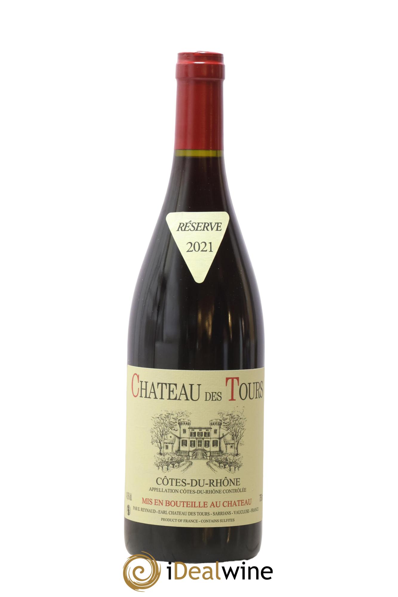 Côtes-du-Rhône Château des Tours Emmanuel Reynaud 2021 - Lot de 1 bouteille - 0