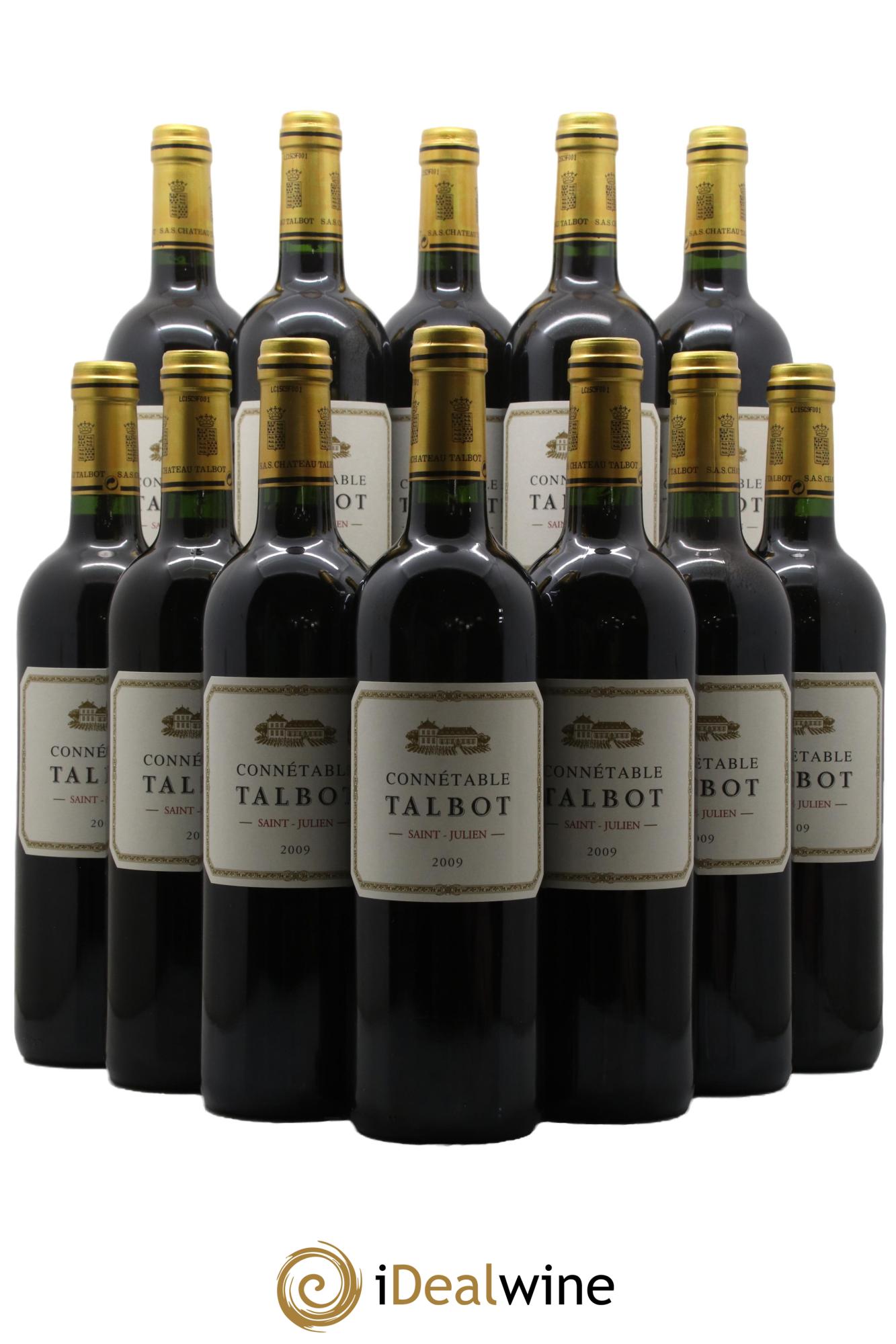 Connétable de Talbot Second Vin 2009 - Posten von 12 Flaschen - 0