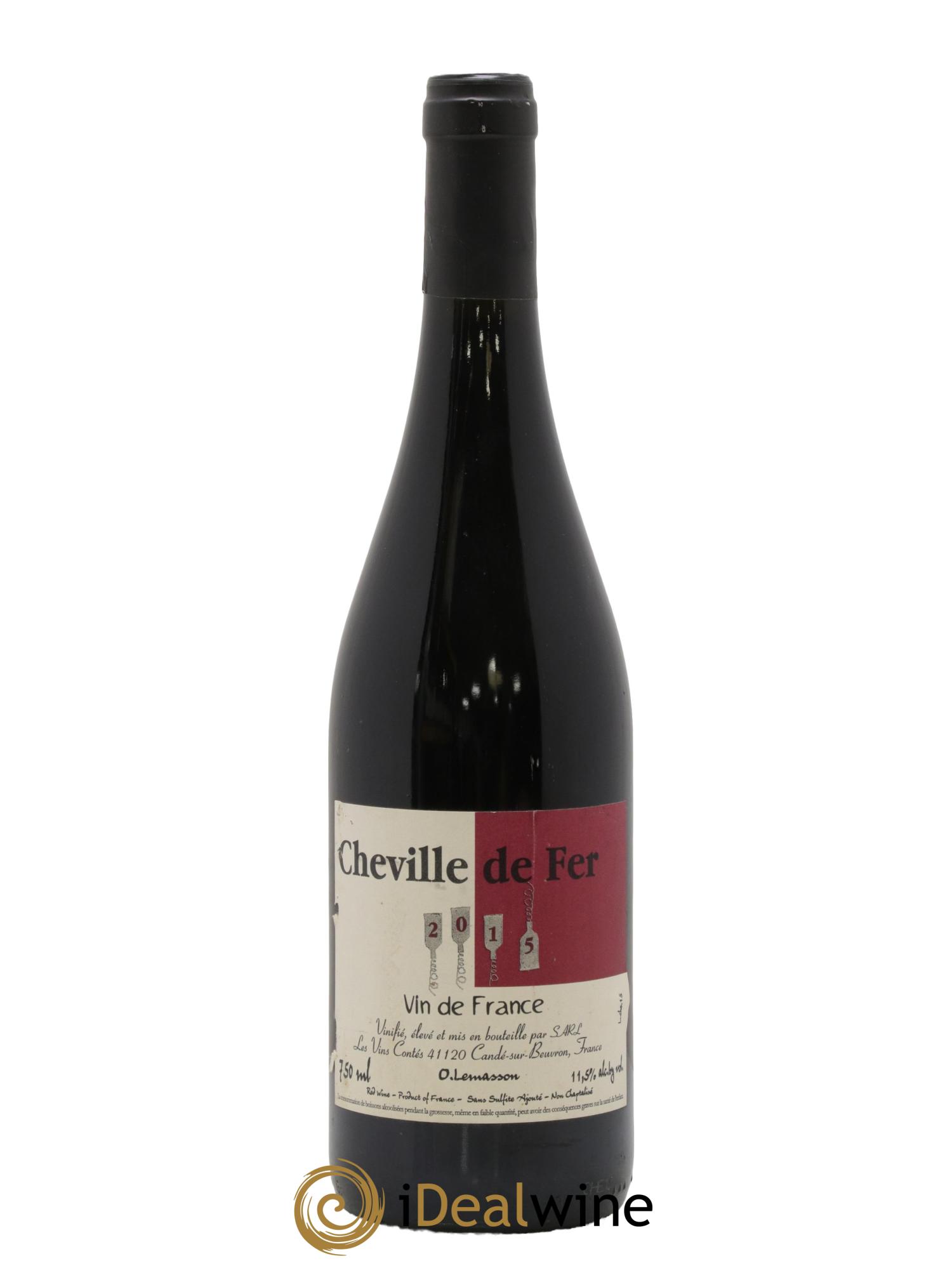 Vin de France Cheville de Fer Olivier Lemasson 2015 - Lot de 1 bouteille - 0
