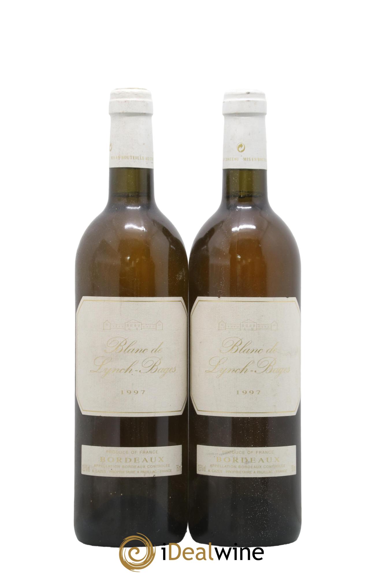Blanc de Lynch Bages 1997 - Lot de 2 bouteilles - 0
