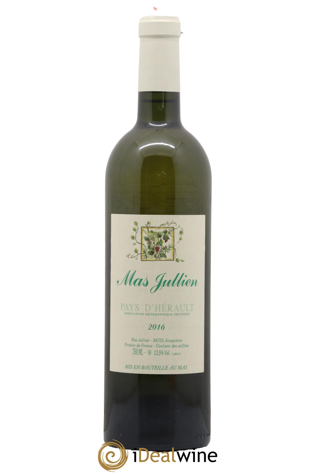 Pays d'Hérault Mas Jullien Olivier Jullien 2016 - Lot de 1 bouteille - 0