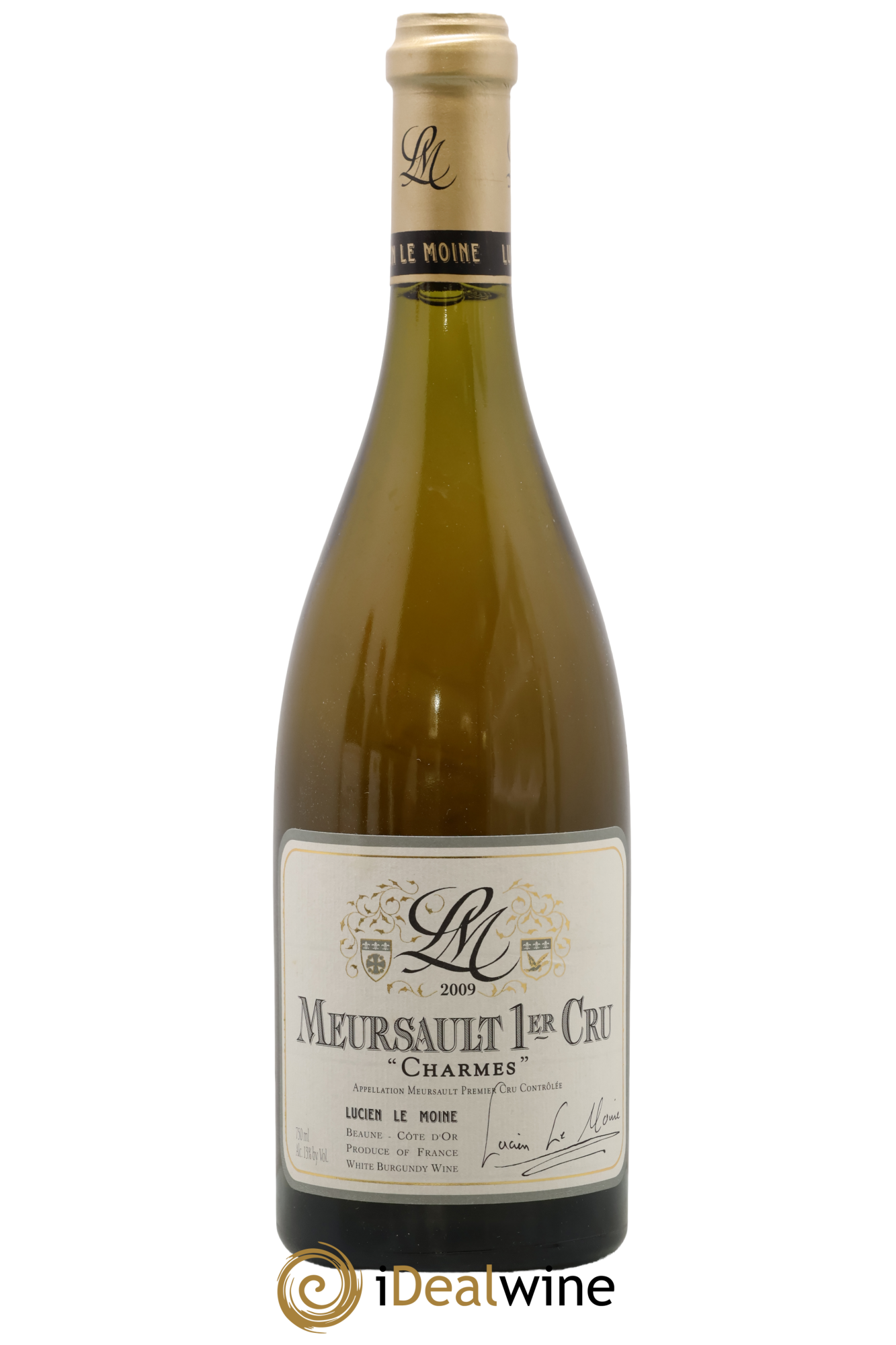 Meursault 1er Cru Charmes Lucien Lemoine 2009 - Posten von 1 Flasche - 0