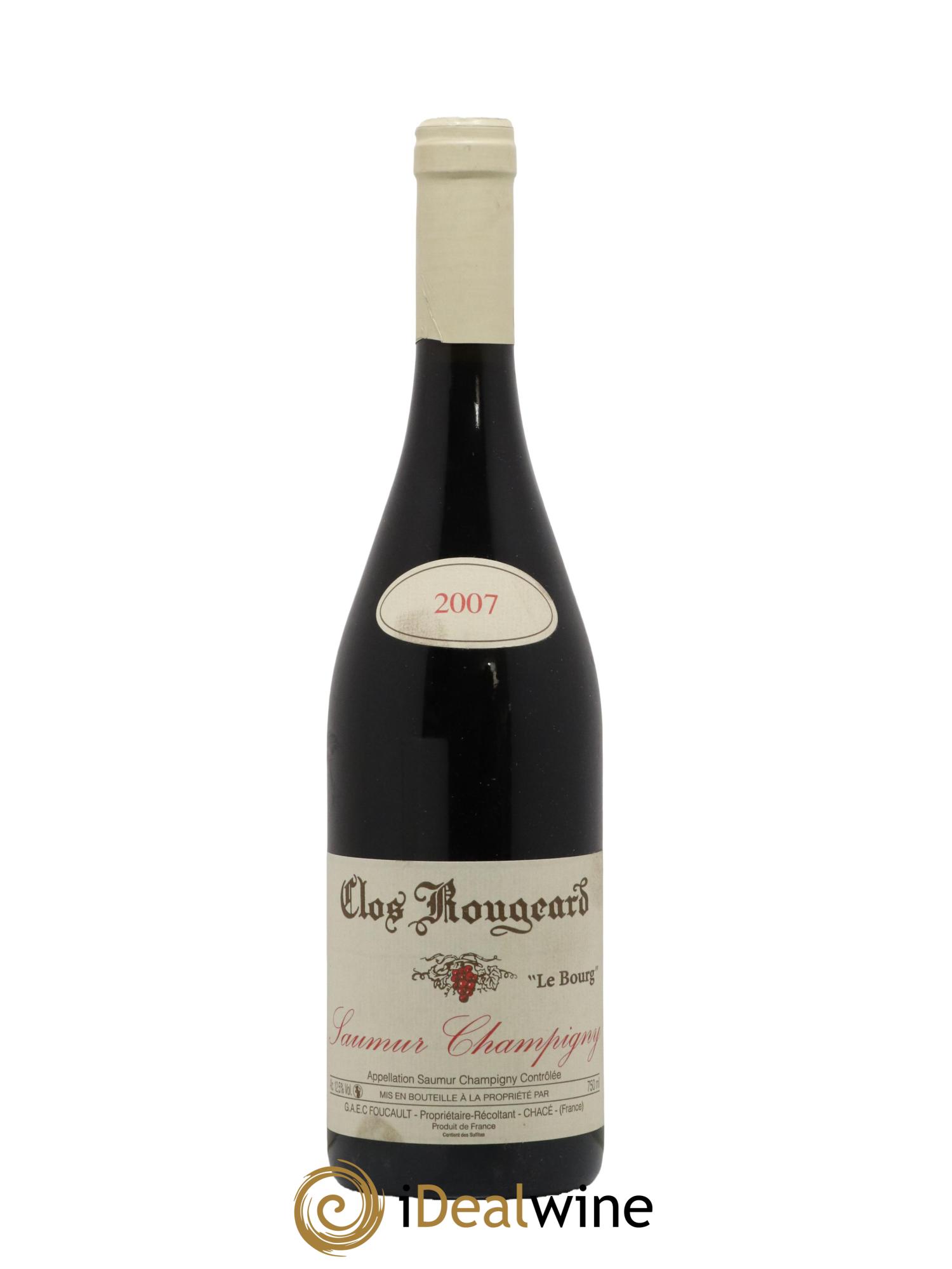 Saumur-Champigny Le Bourg Clos Rougeard 2007 - Lot de 1 bouteille - 0