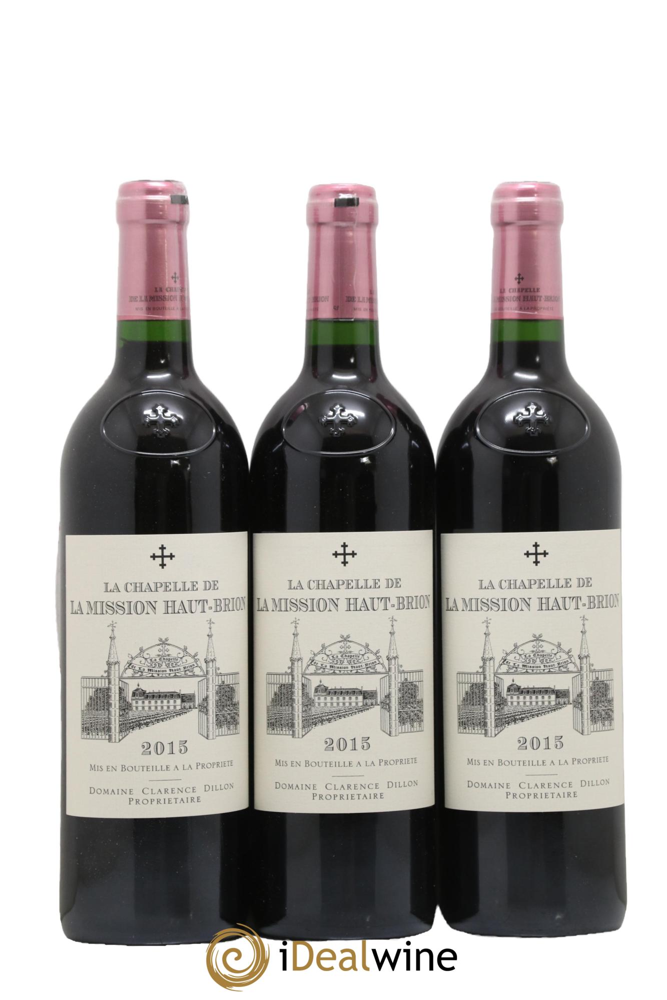 La Chapelle de La Mission Haut-Brion Second Vin  2015 - Posten von 6 Flaschen - 2
