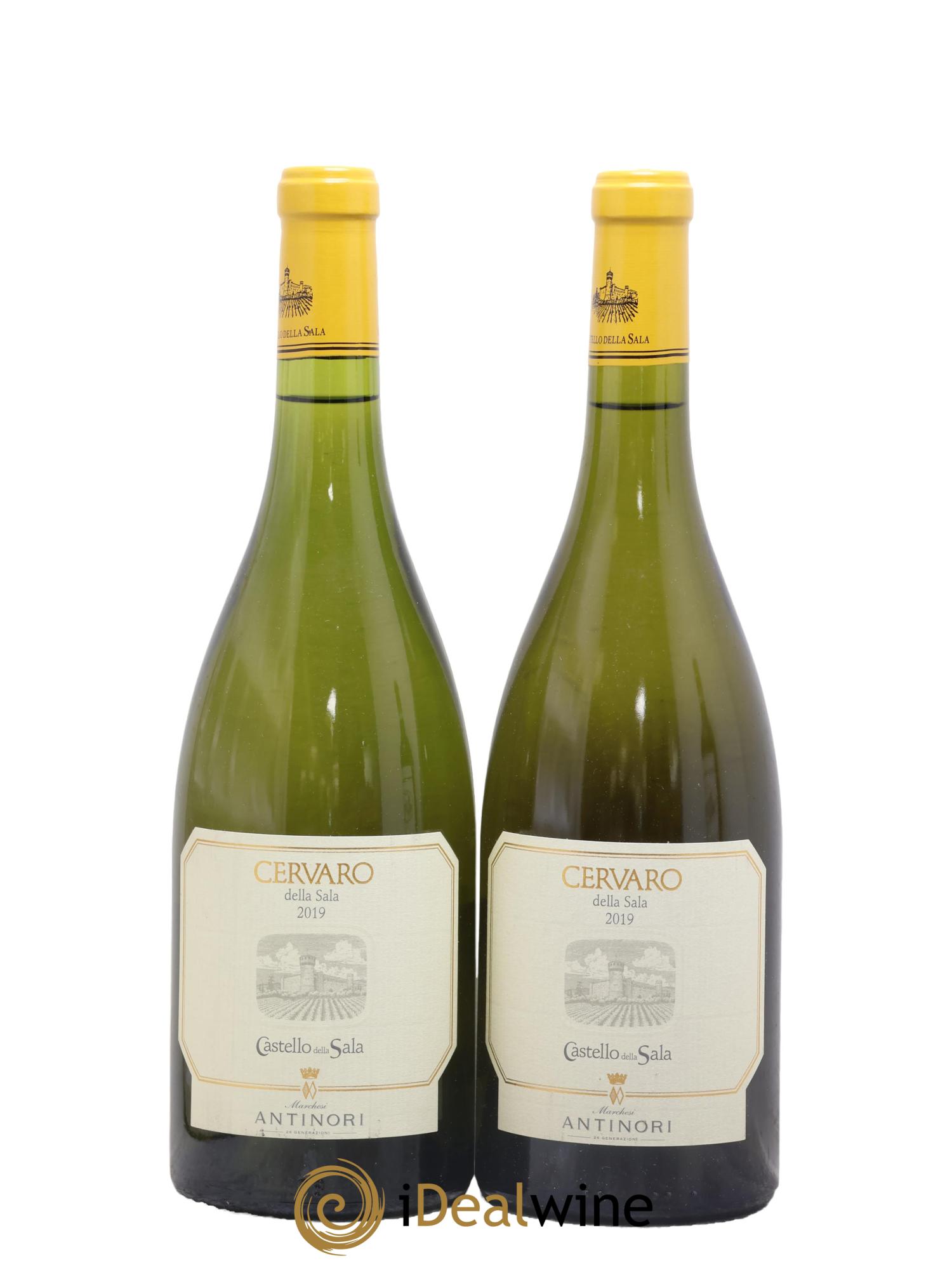 Umbria IGT Cervaro della Sala Castello della Sala - Marchesi Antinori 2019 - Lot de 2 bouteilles - 0