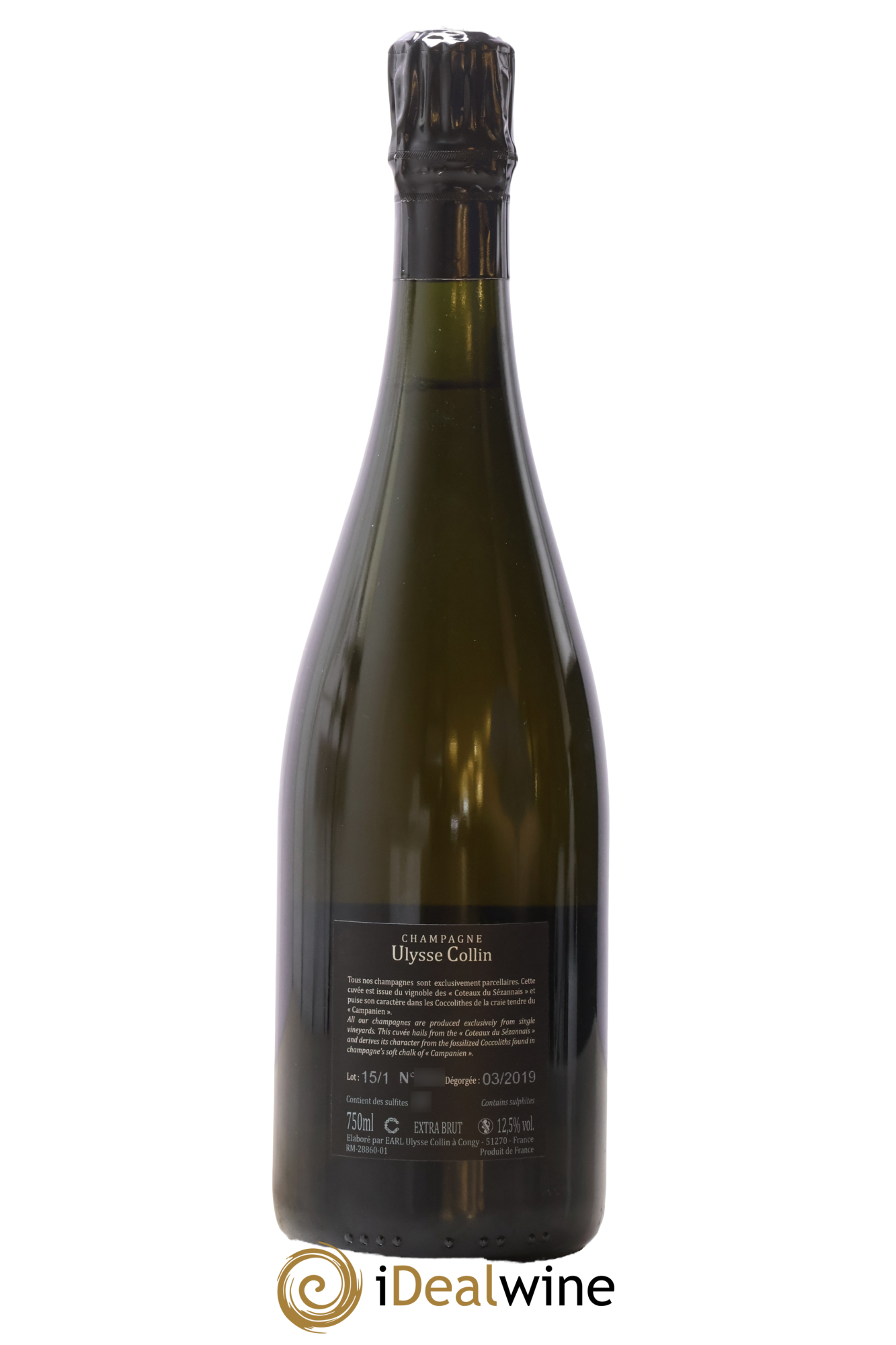 Les Maillons Blanc de Noirs Extra-Brut Ulysse Collin - Lot de 1 bouteille - 1