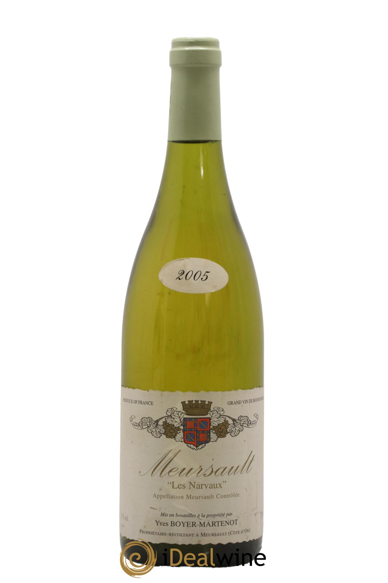 Meursault Narvaux Boyer Martenot 2005 - Lot de 1 bouteille - 0