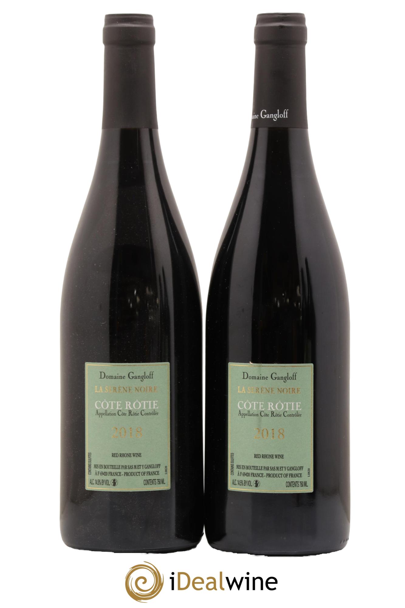 Côte-Rôtie La Sereine Noire Gangloff (Domaine)  2018 - Lotto di 2 bottiglie - 1
