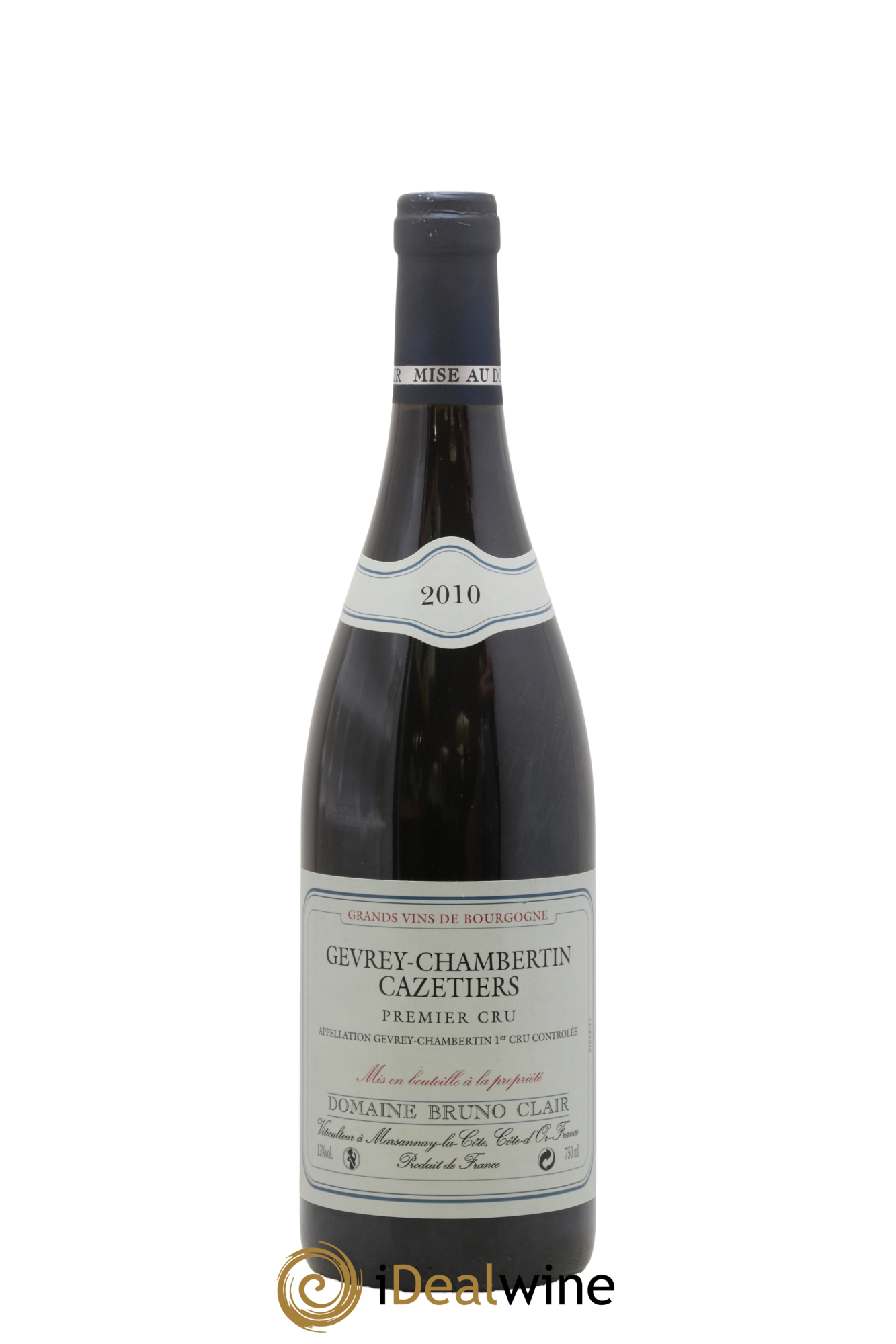 Gevrey-Chambertin 1er Cru Les Cazetiers Bruno Clair (Domaine) 2010 - Lot de 1 bouteille - 0