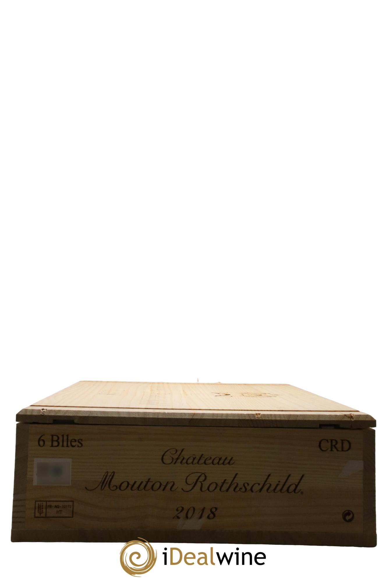 Château Mouton Rothschild 1er Grand Cru Classé 2018 - Lot of 6 bottles - 6