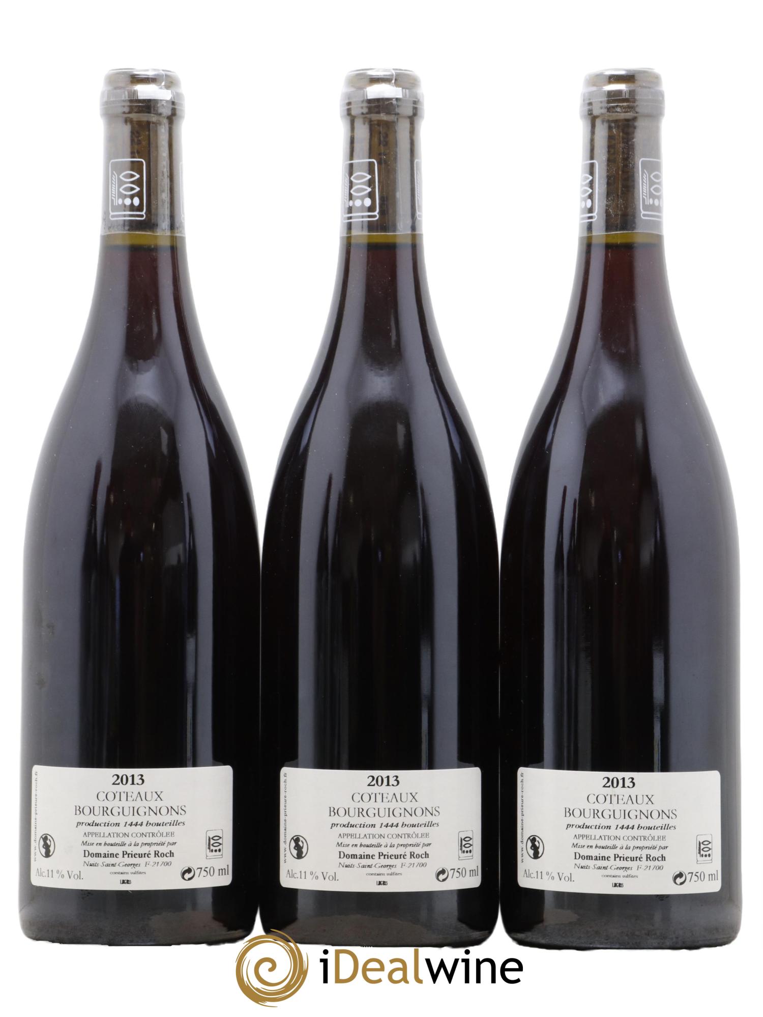 Coteaux Bourguignons Prieuré Roch 2013 - Posten von 3 Flaschen - 1