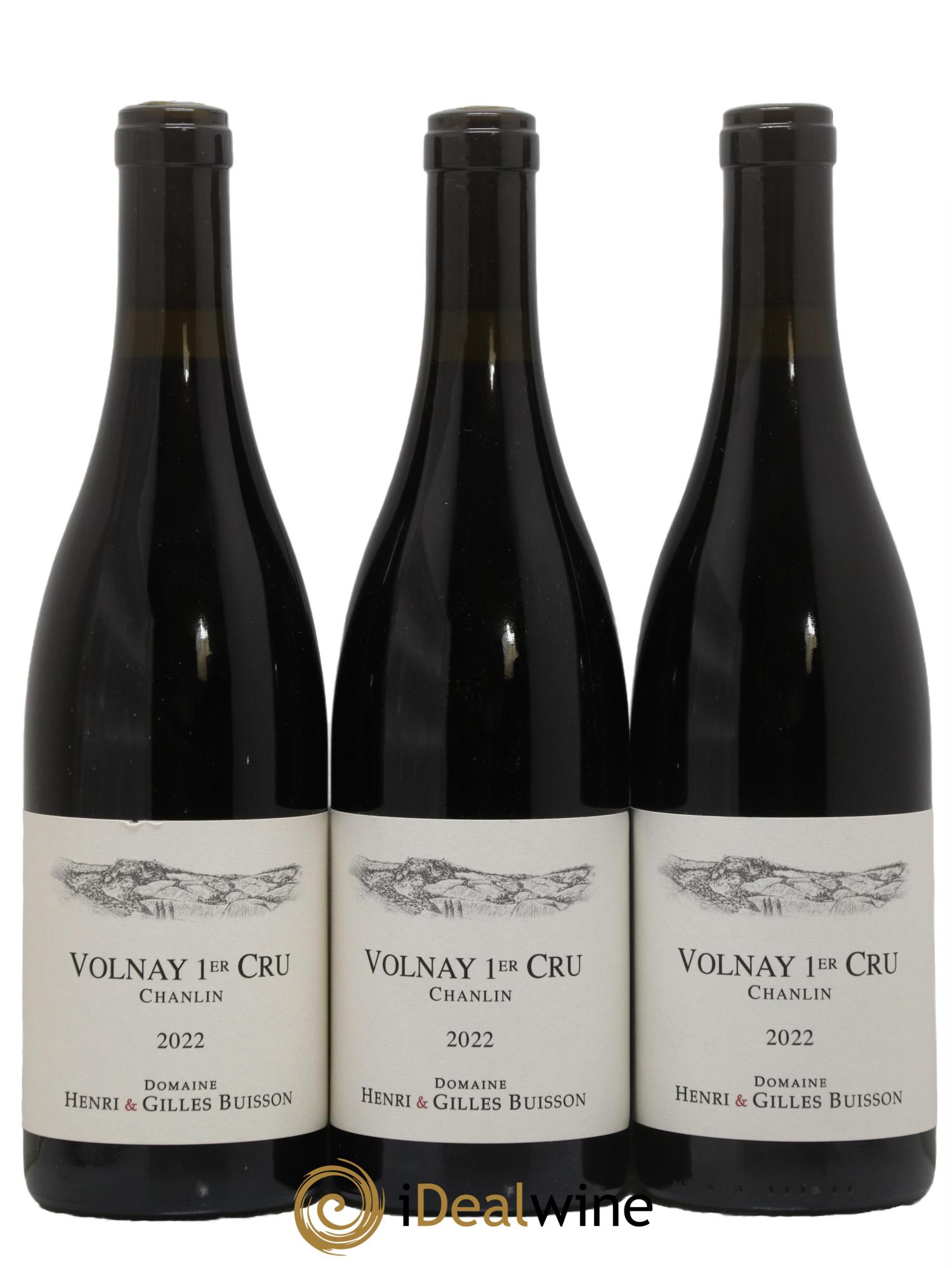 Volnay 1er Cru Chanlin Domaine Henri et Gilles Buisson 2022 - Lot de 3 bouteilles - 0